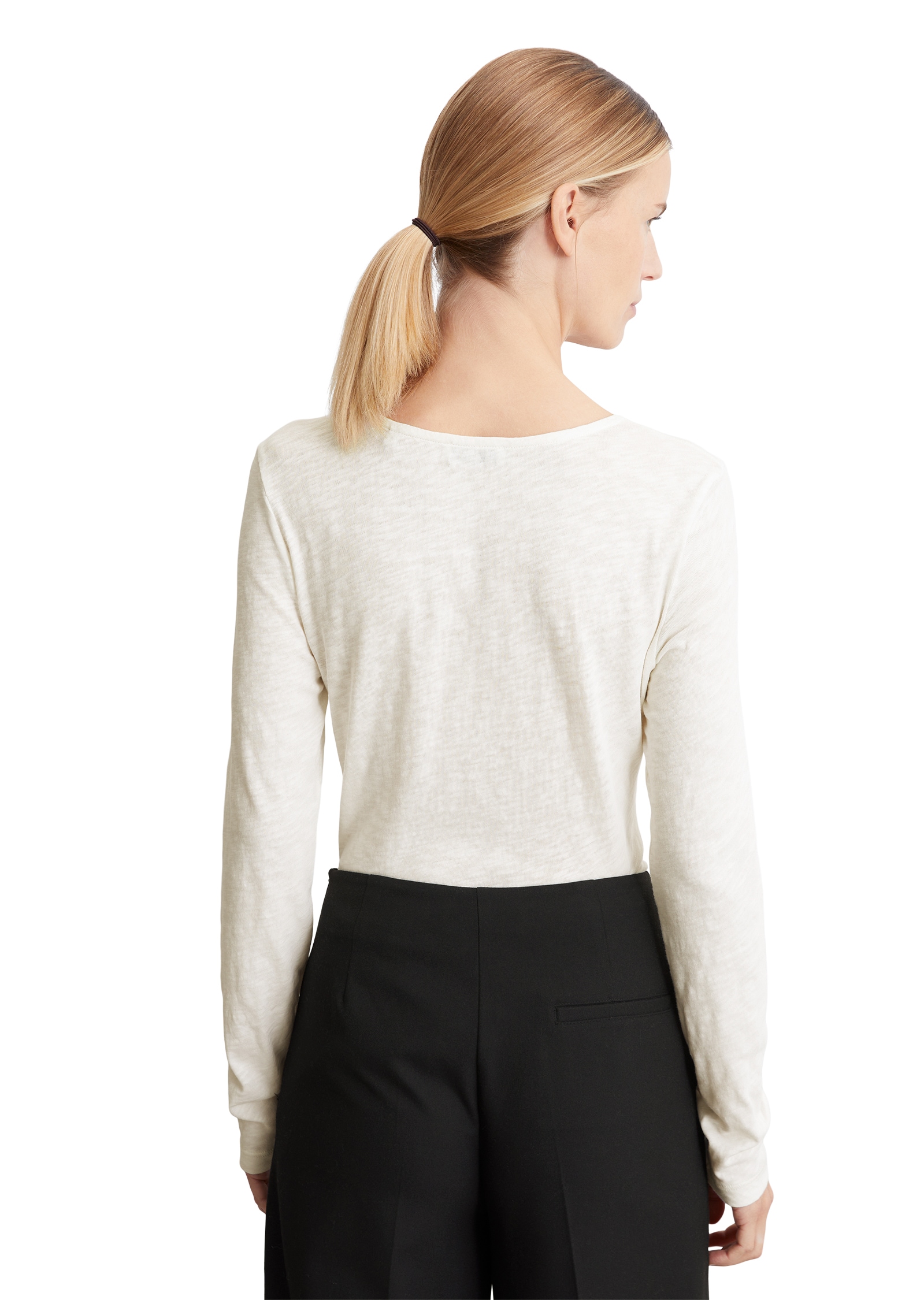 Marc O'Polo Henleyshirt »henley«, mit großem Rundhals, kleine Knopfleiste