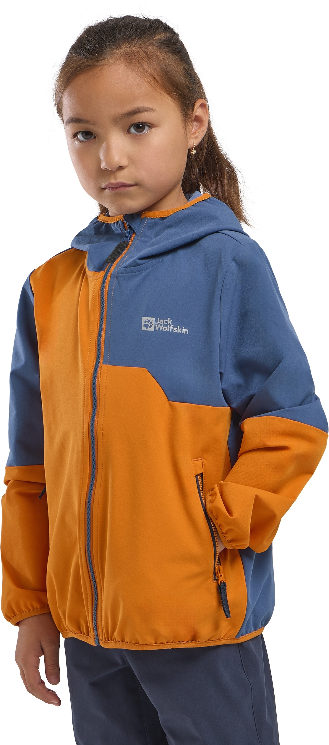 Jack Wolfskin Outdoorjacke »TURBULENCE HOODED JKT K« mit Kapuze
