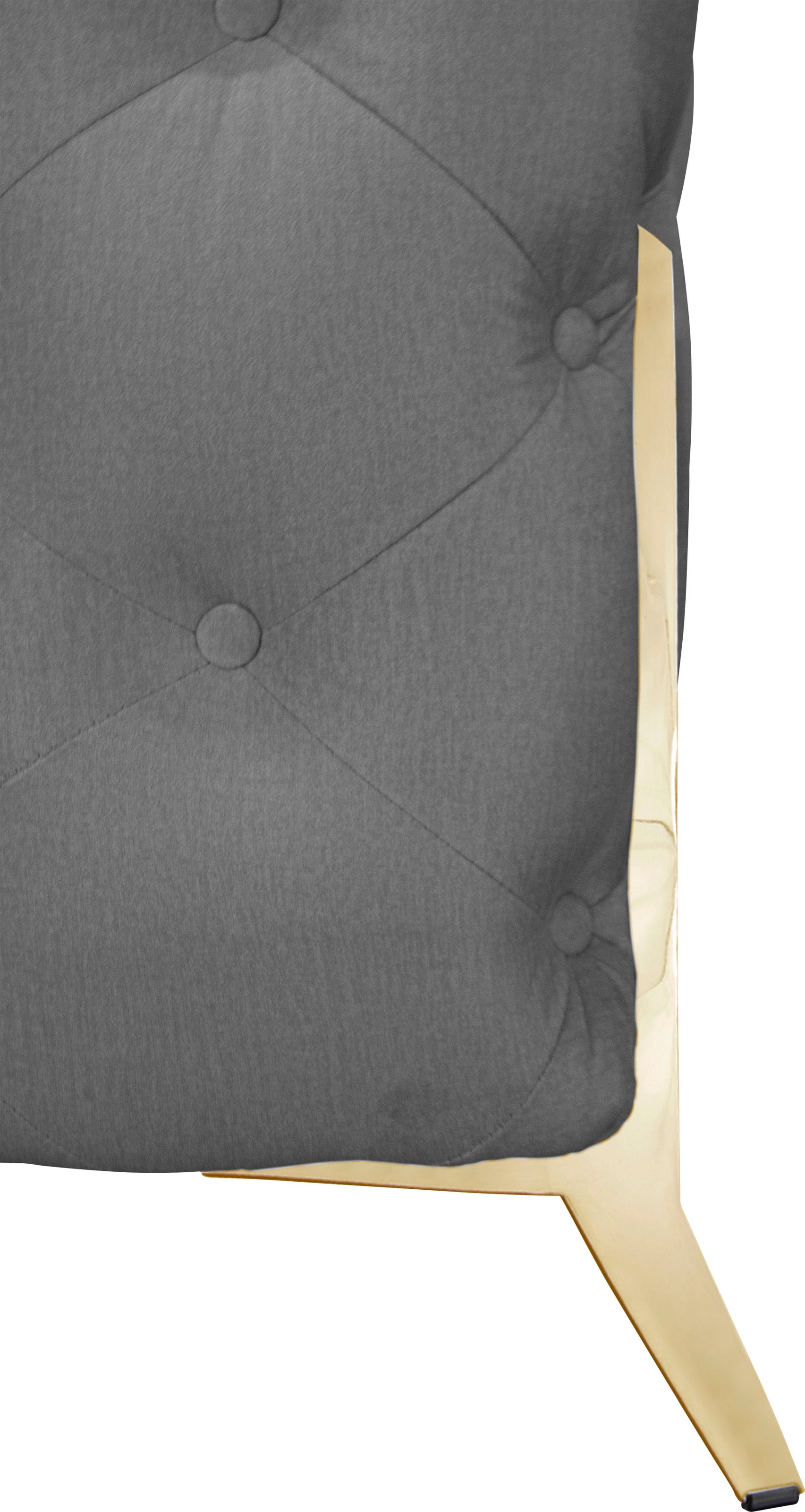 Leonique Chesterfield-Sofa »Amaury«, aufwändige Knopfheftung, moderne Chesterfield Optik, Fußfarbe wählbar