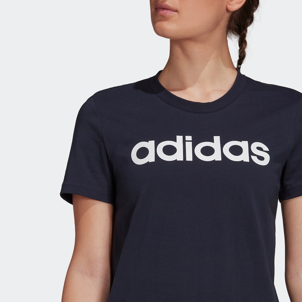 adidas Sportswear T-Shirt »LOUNGEWEAR ESSENTIALS SLIM LOGO«
