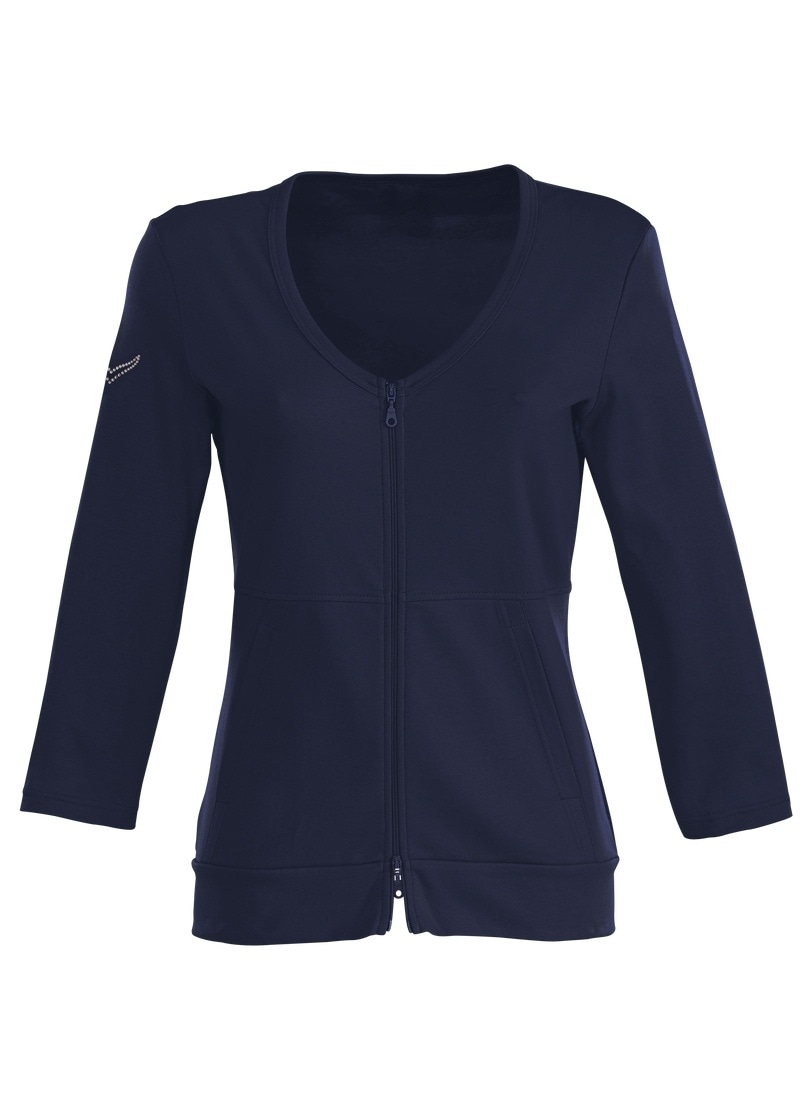 Trigema Sweatjacke »TRIGEMA Jacke aus Baumwolle/Elastan«