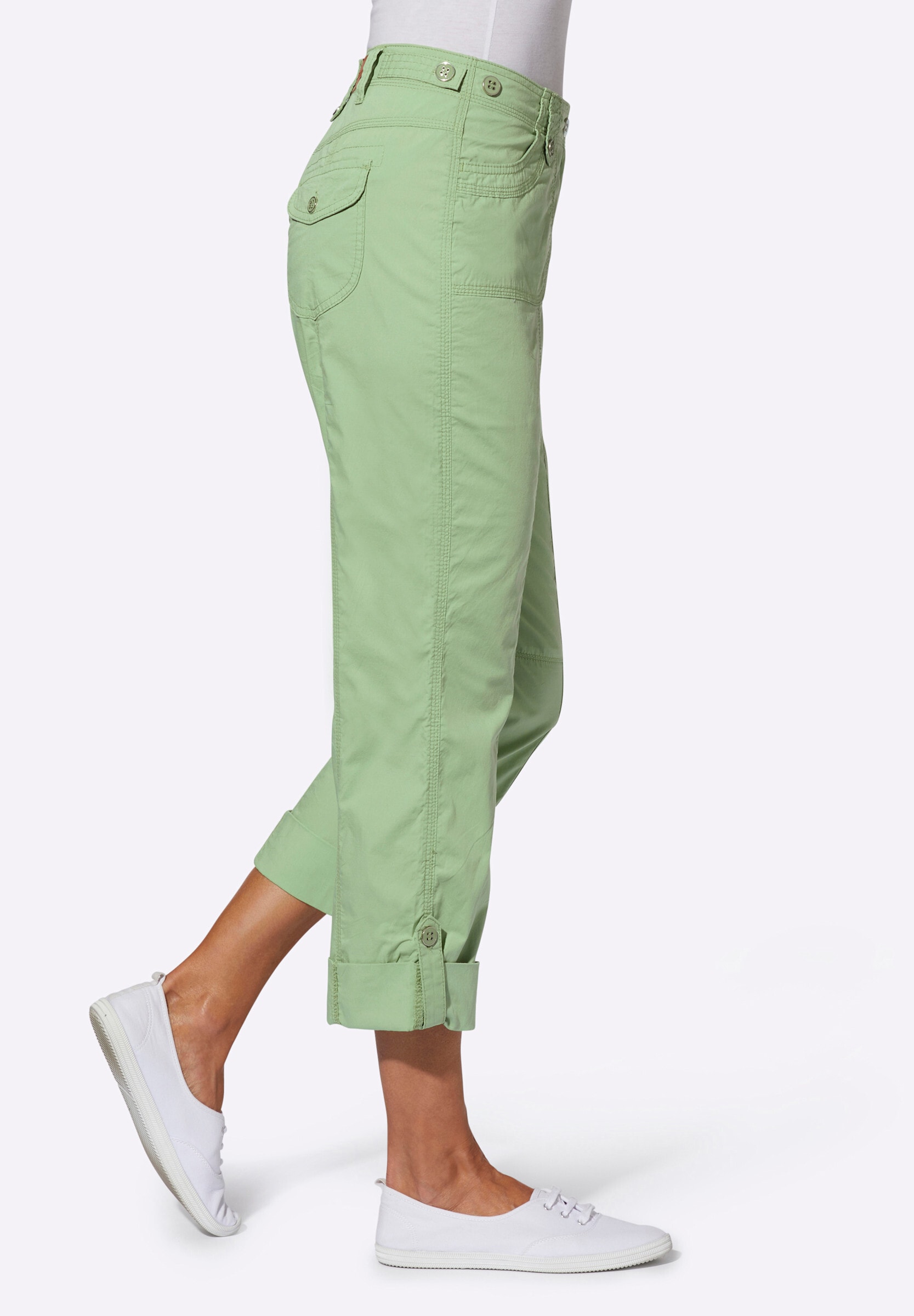 Witt Funktionshose »Hose Baumwollhose mit krempelbaren Beinen«