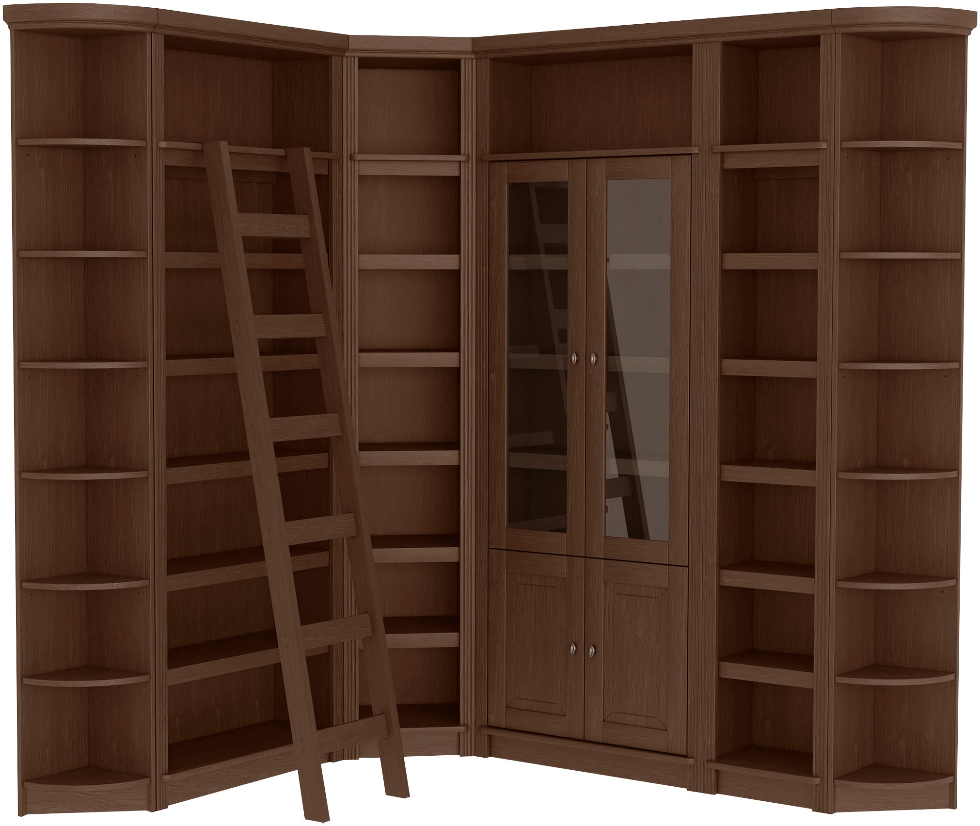 Home affaire Bibliothek »Soeren«, (7 St.), Aus Massiver Kiefer