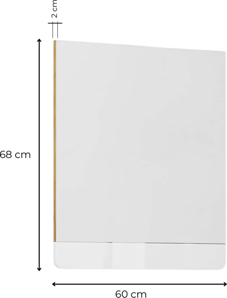 welltime Badspiegel »Lupo« In 2 Breiten: 60 und 80 cm