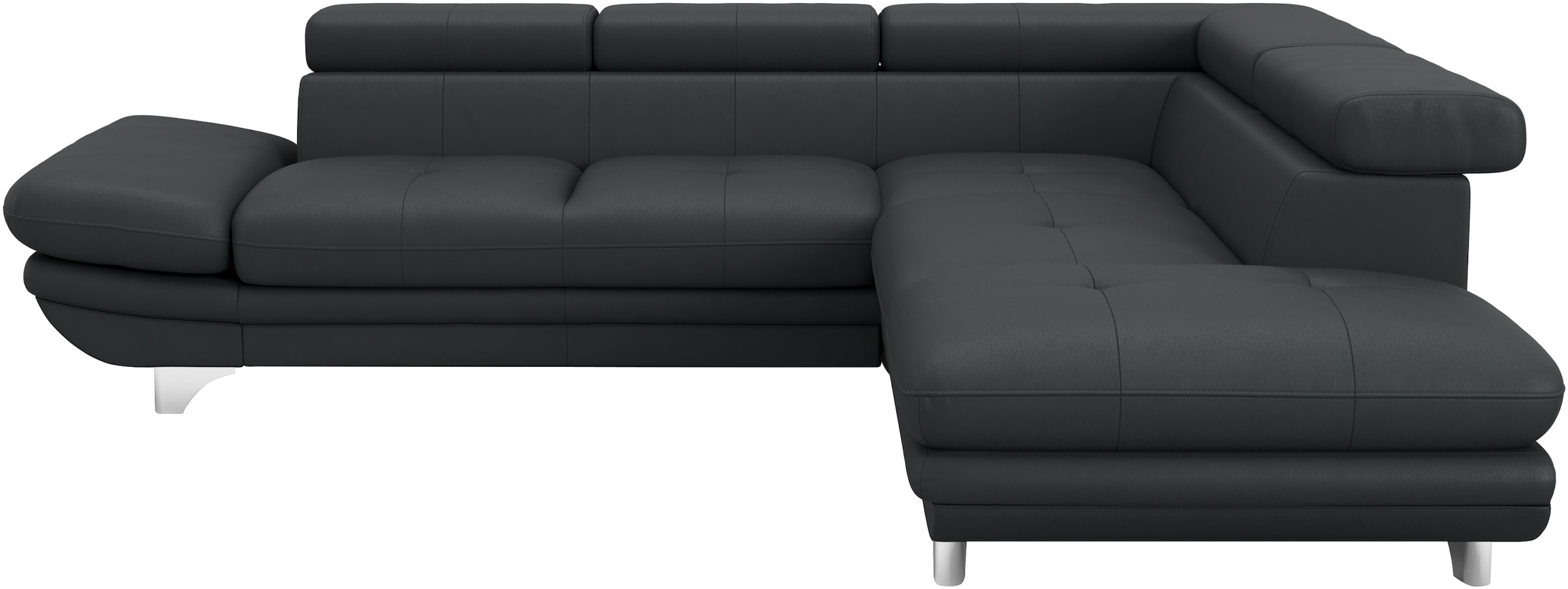 COTTA Ecksofa »Enterprise L-Form«, mit Arm- & Kopfteilverstellung, wahlweise mit Bettfunktion