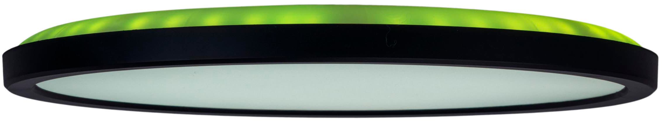 näve Deckenleuchte »LED "CARLO" mit RGB-Backlight D: 29,3 cm«, Dimmbar mit Memoryfunktion, Farbwechsler und Nachtlichtfunktion