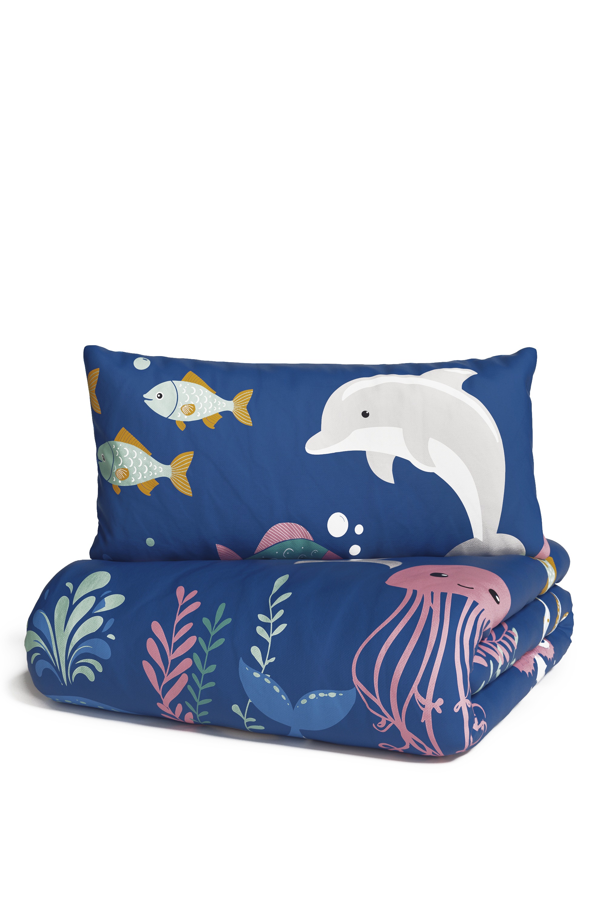 Lüttenhütt Kinderbettwäsche »CUDDLEE«, in vielen Designs: Dino,Einhorn,Weltraum,Baustelle,Herz,Trecker,Safari