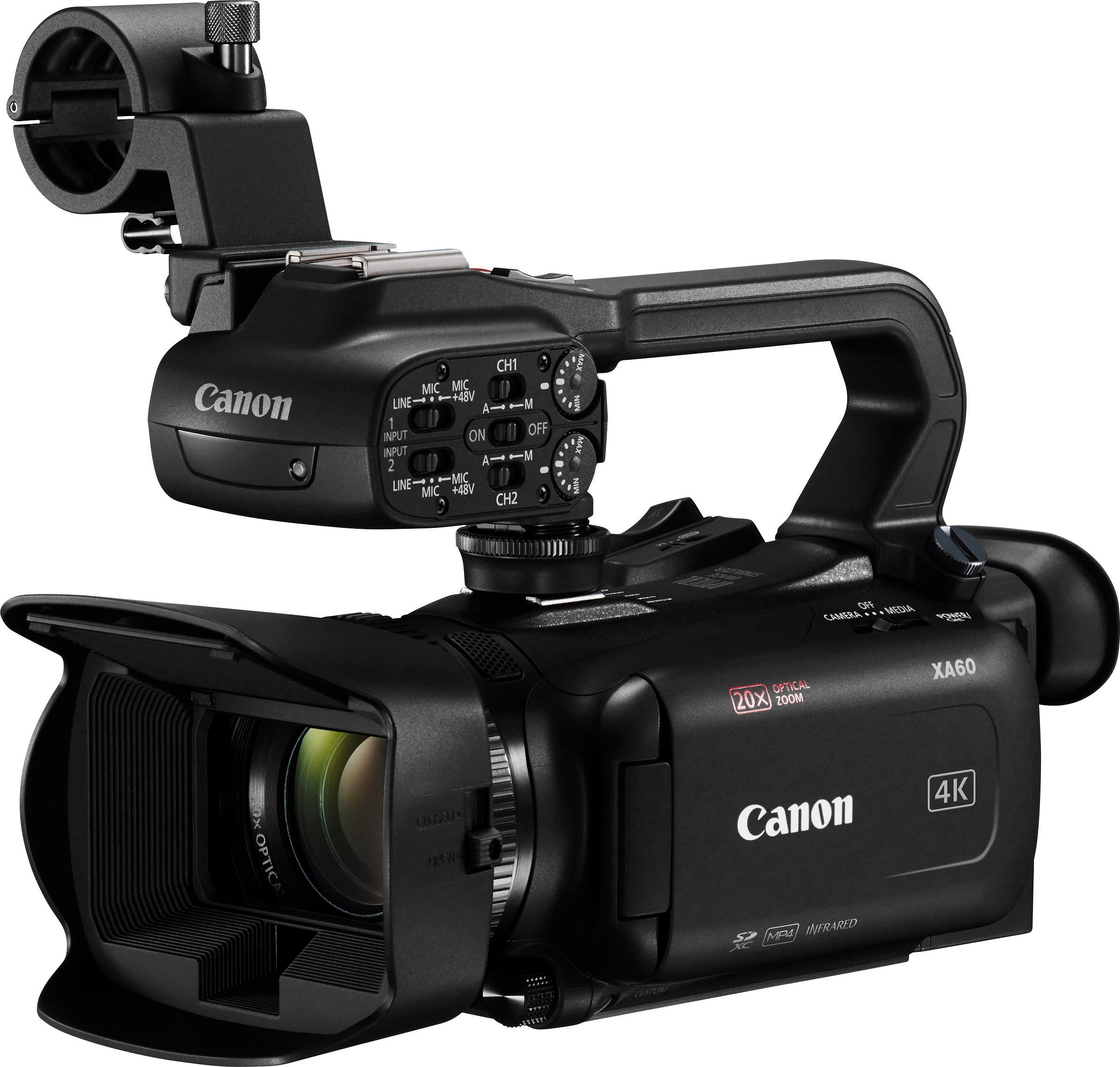 Canon Camcorder »XA-60«, 4K Ultra HD, 20 fachx opt. Zoom ➥ 3 Jahre XXL  Garantie | UNIVERSAL