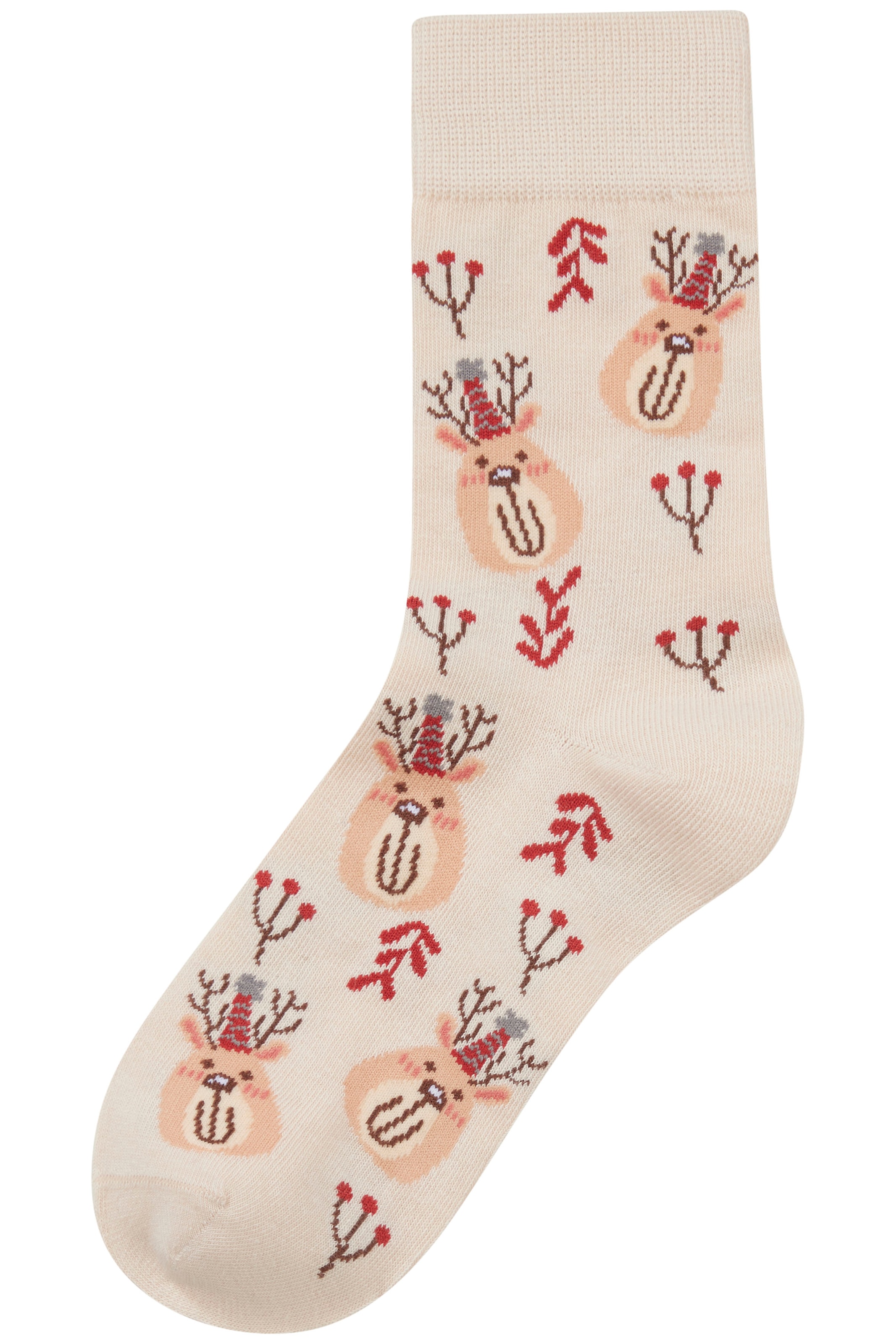 H.I.S Basicsocken Packung, 3 Paar tlg. mit lustigen Weihnachtsmotiven