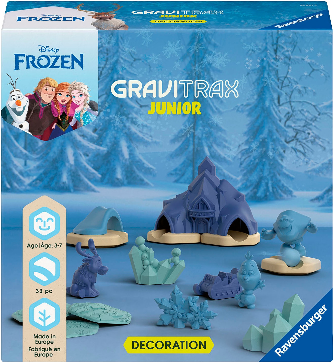 Kugelbahn-Bausatz »GraviTrax Junior Extension Disney Frozen«, Made in Europe; FSC® -...