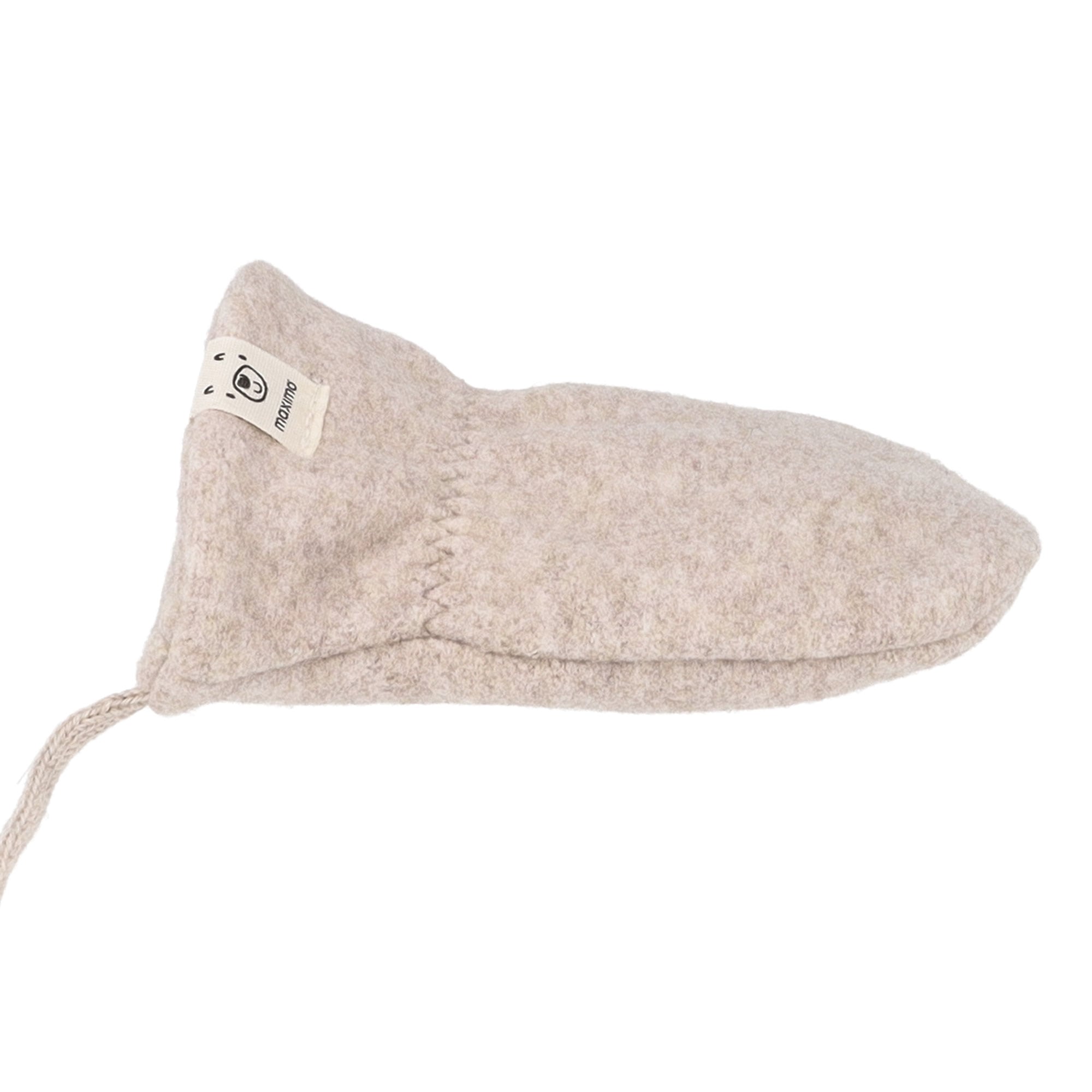 MAXIMO Fäustlinge Baumwolle, elastisch, Halteband, ohne Daumen, basic, bequem