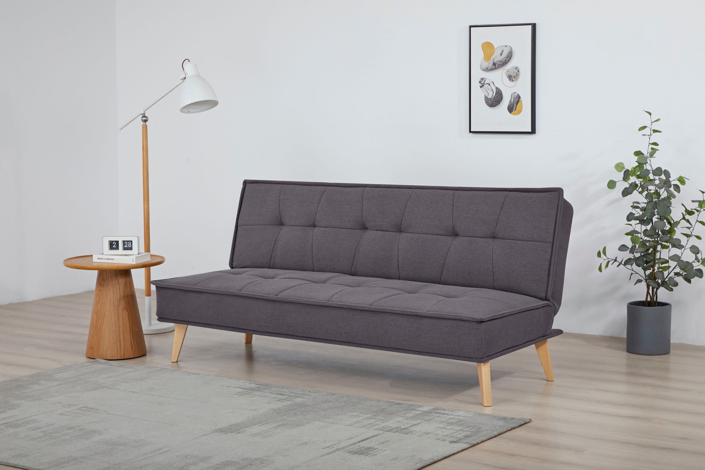 INOSIGN Schlafsofa »MENDOTA, 181 cm, 3-Sitzer mit Schlaffunktion,«, verstellbarer Rückenlehne, Klappmechanismus, Webstoff