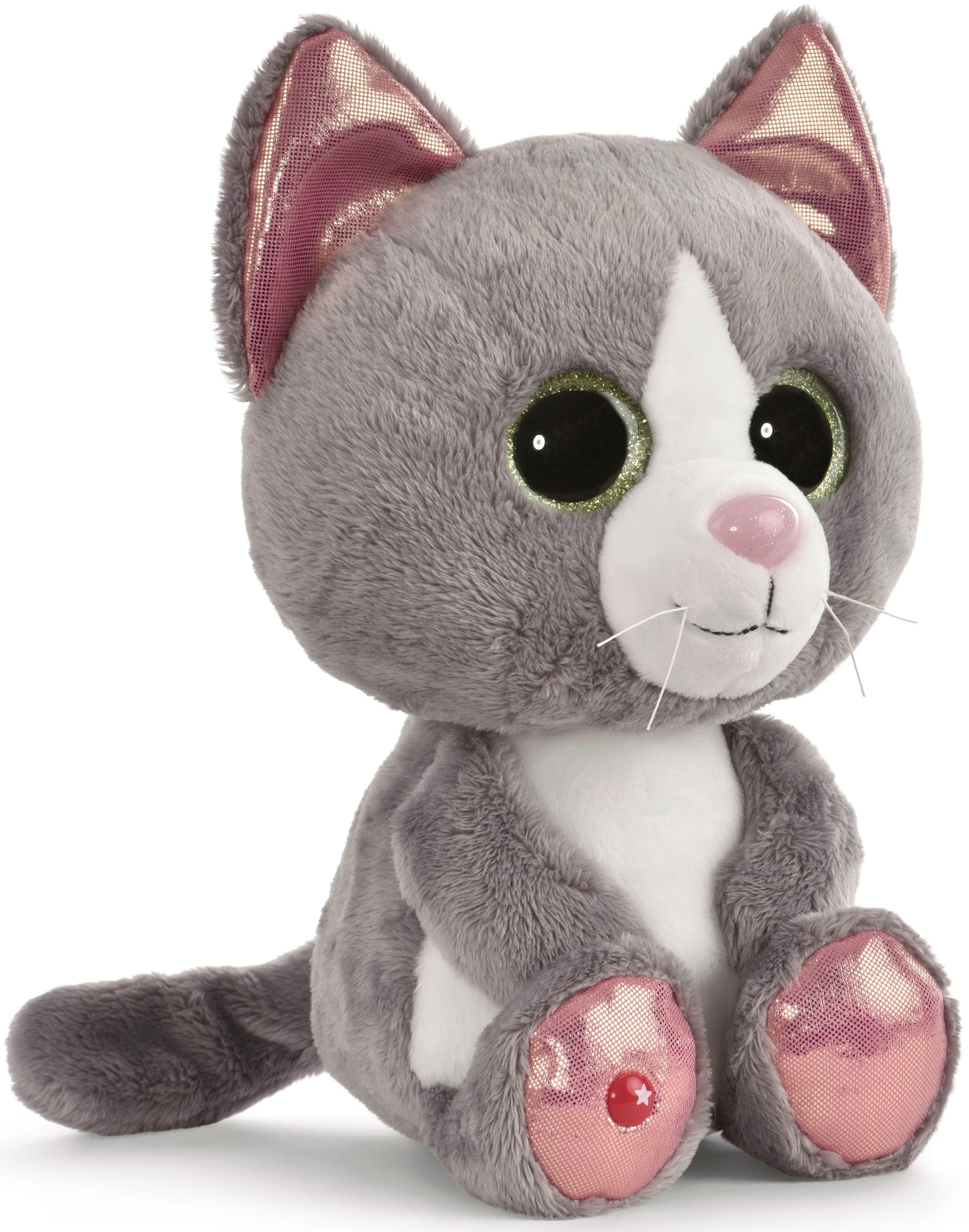 Nici Kuscheltier »Glubschis, Katze Felinja, 25 cm«, schlenkernd; enthält recyceltes Material (Global Recycled Standard)