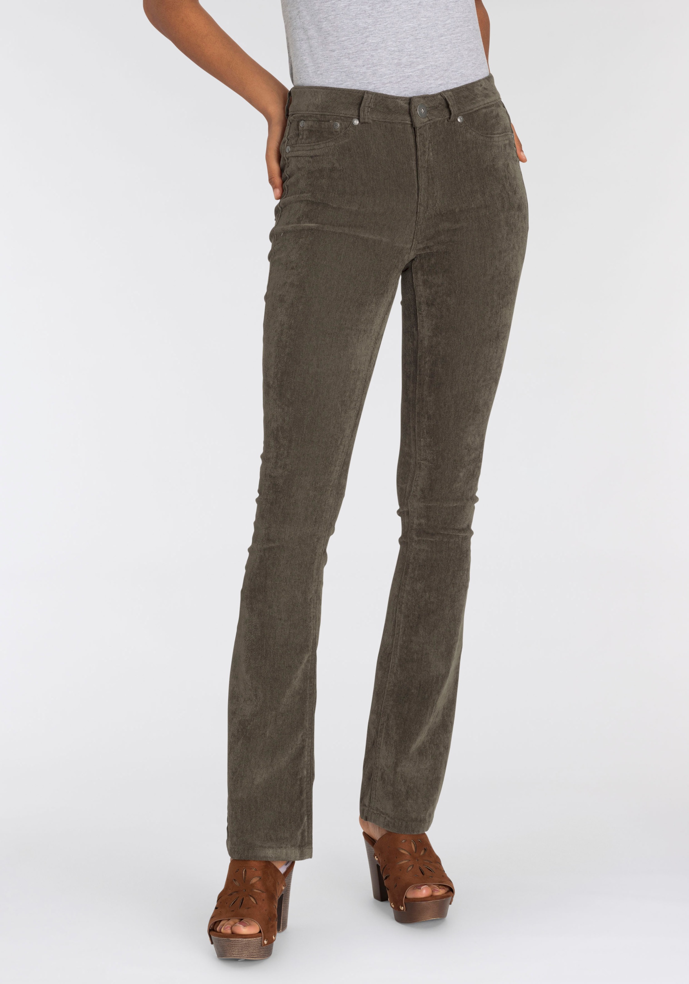 Arizona Cordhose »Ultrastretch«, Bootcut High Waist kaufen