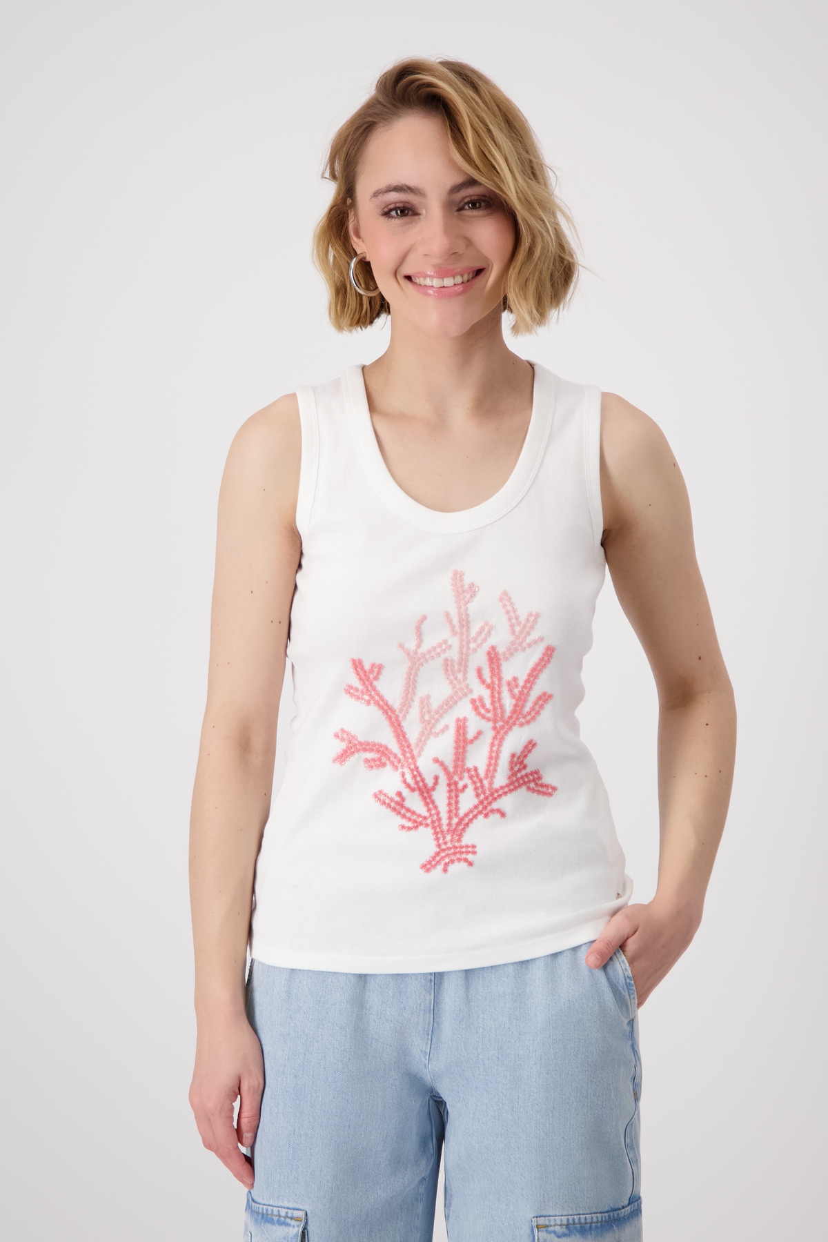 Monari Tanktop, mit Frontprint