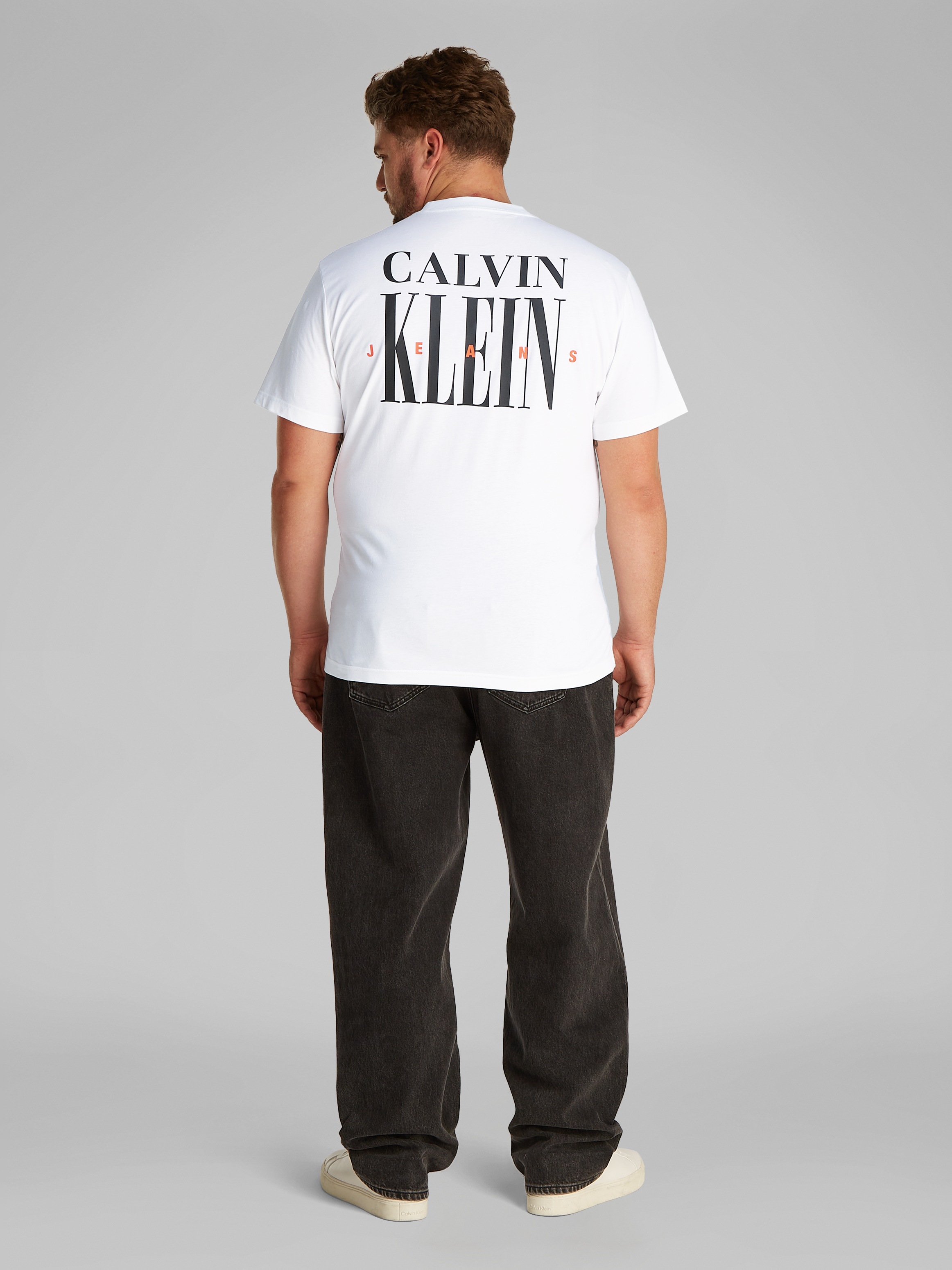 Calvin Klein Jeans Plus T-Shirt »PLUS SERIF FONT GRAPHIC TEE«, in großen Größen