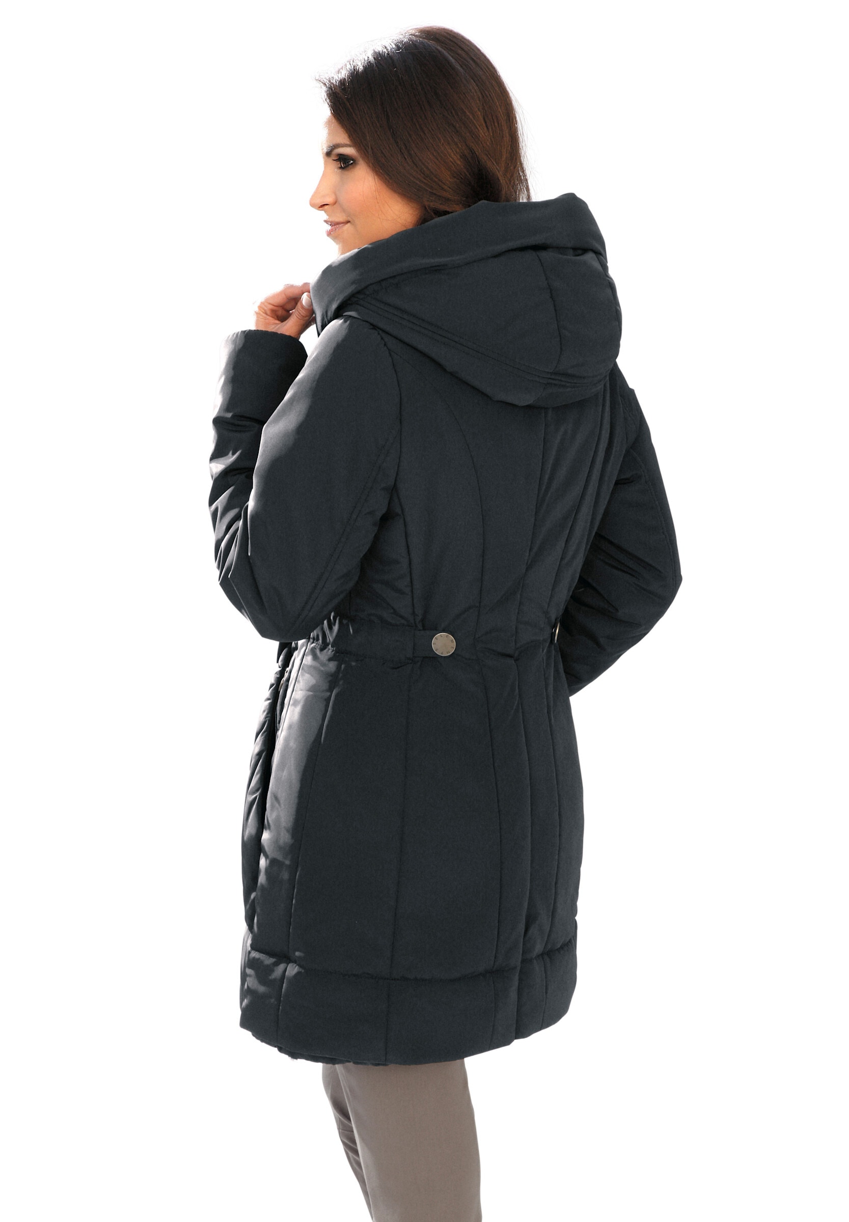 heine Parka »Parka Parka mit leichter Wattierung« mit Kapuze