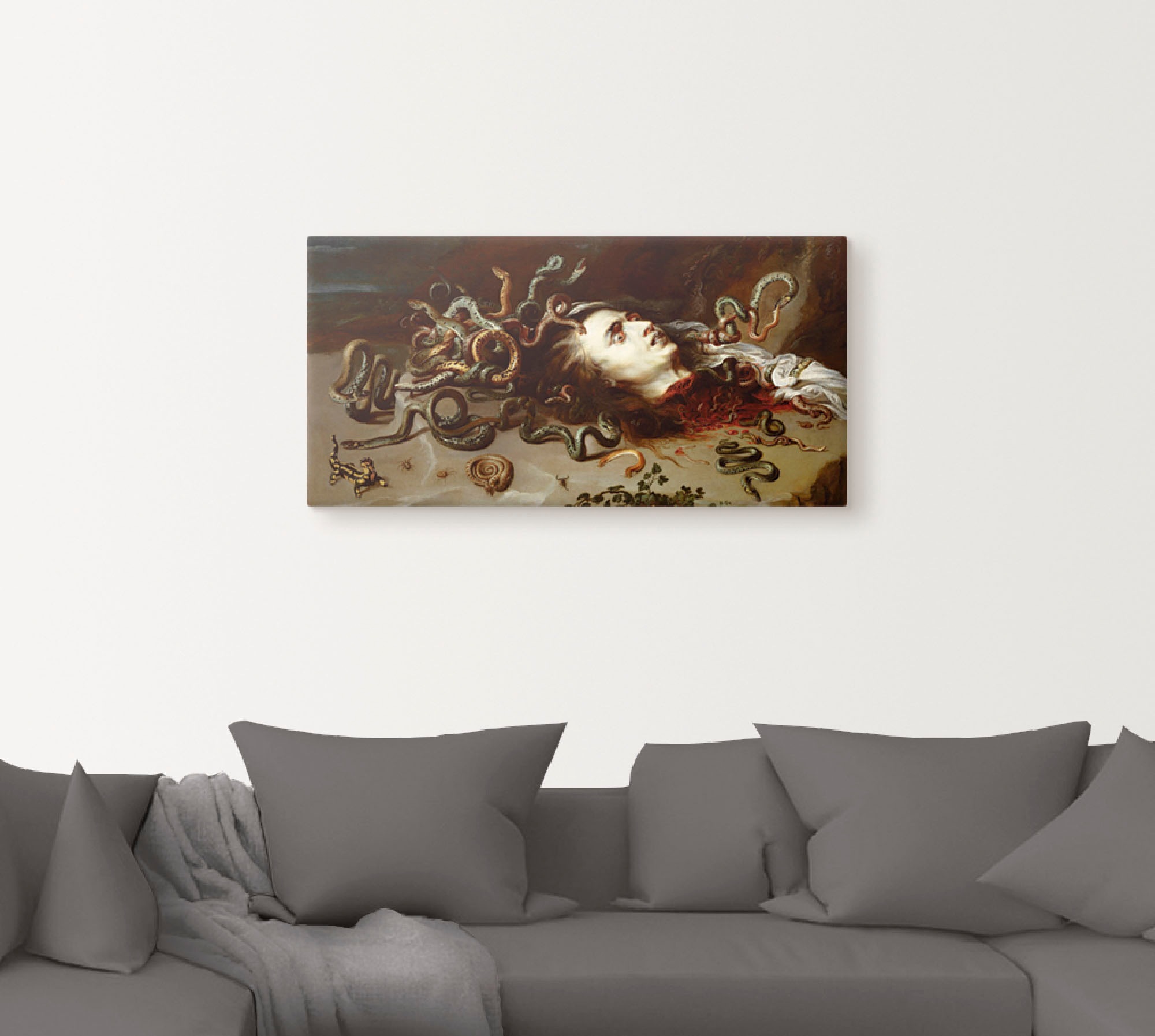 Artland Wandbild »Das Haupt der Medusa«, klassische Fantasie, (1 St.), als Leinwandbild, Poster in verschied. Größen