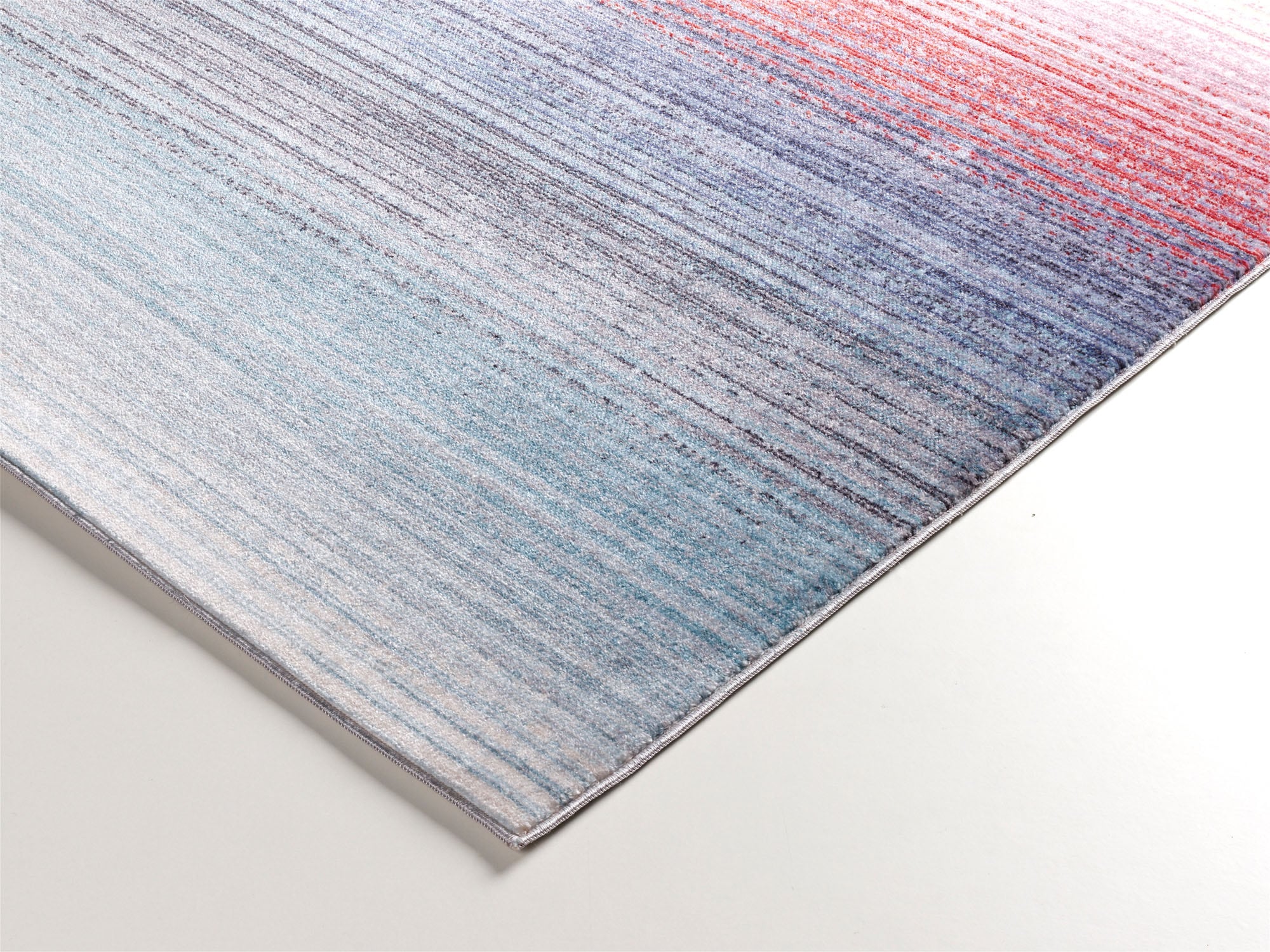 OCI DIE TEPPICHMARKE Teppich »Rainbow Stripe« rechteckig 5 mm Höhe Besonders weich durch Microfaser, Wohnzimmer