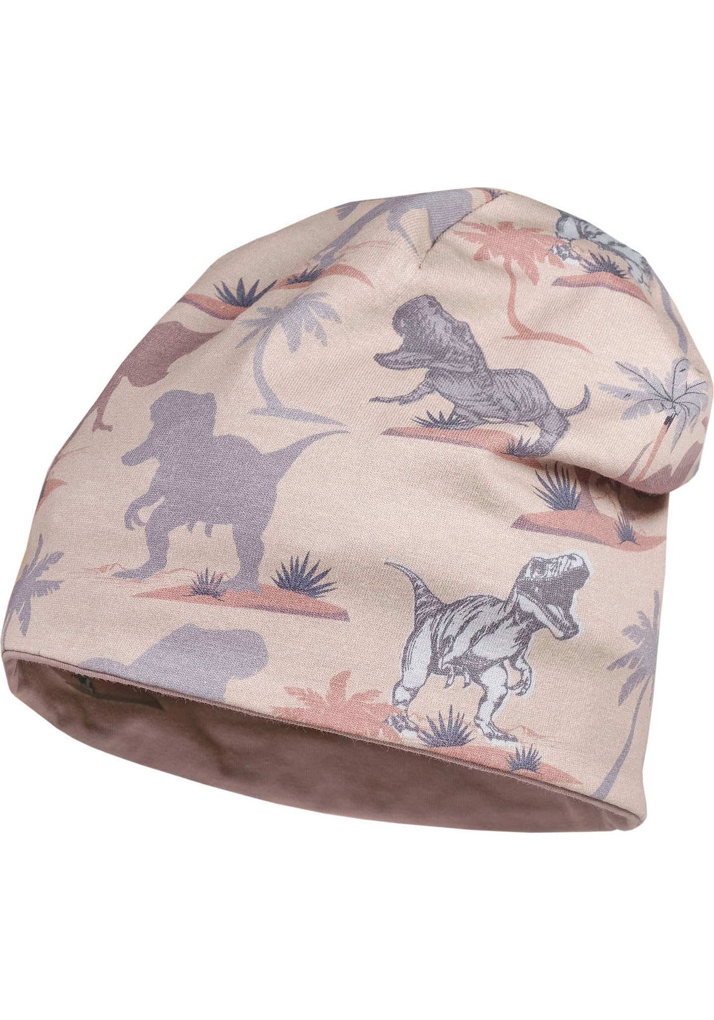 MAXIMO Wendemütze KIDS BOY-Beanie, "dinosaur"
