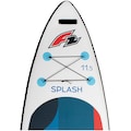 F2 SUP-Board »Splash 11,5"«, (mit Paddel, Pumpe und Transportrucksack)