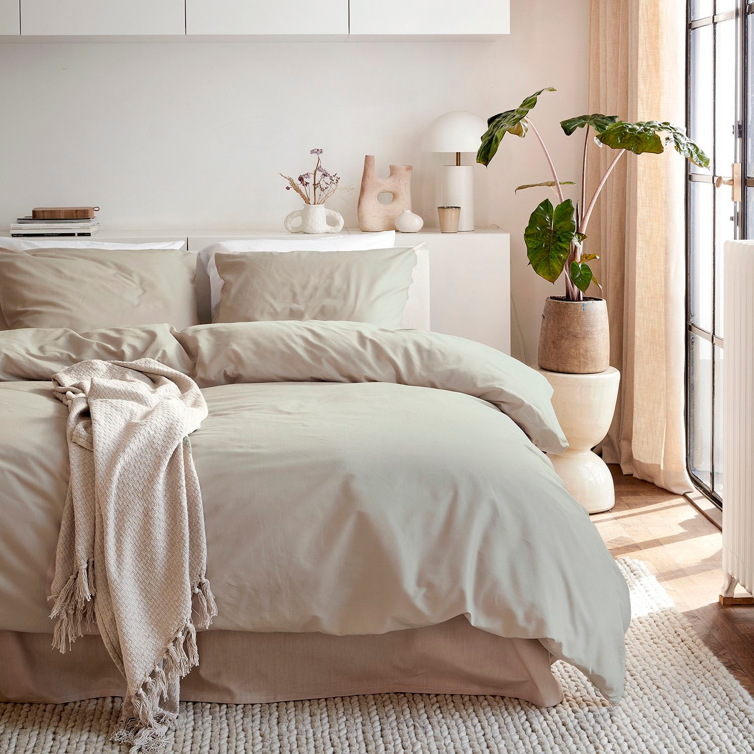 Cinderella Bettwäsche »Weekend in Gr. 135x200, 155x220 oder 200x200 cm« 2 Stk. tlg. Bettwäsche aus Baumwolle, Bettwäsche mit Reißverschluss