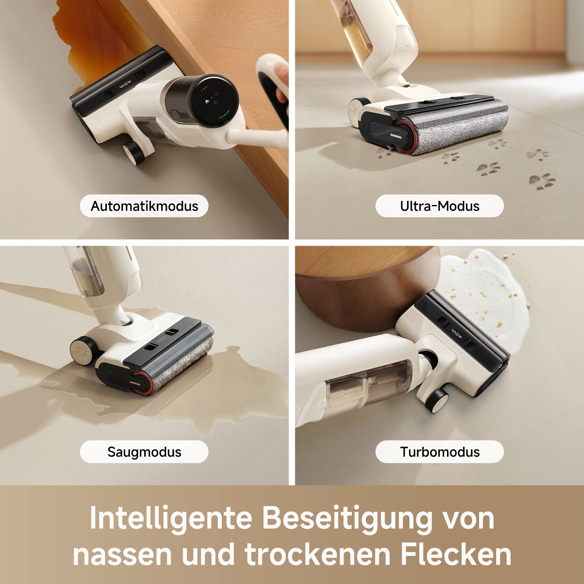 Mova Nass-Trocken-Sauger »Mova K30«, 18.000Pa Saugleistung / Selbstreinigung / Schmutzerkennung