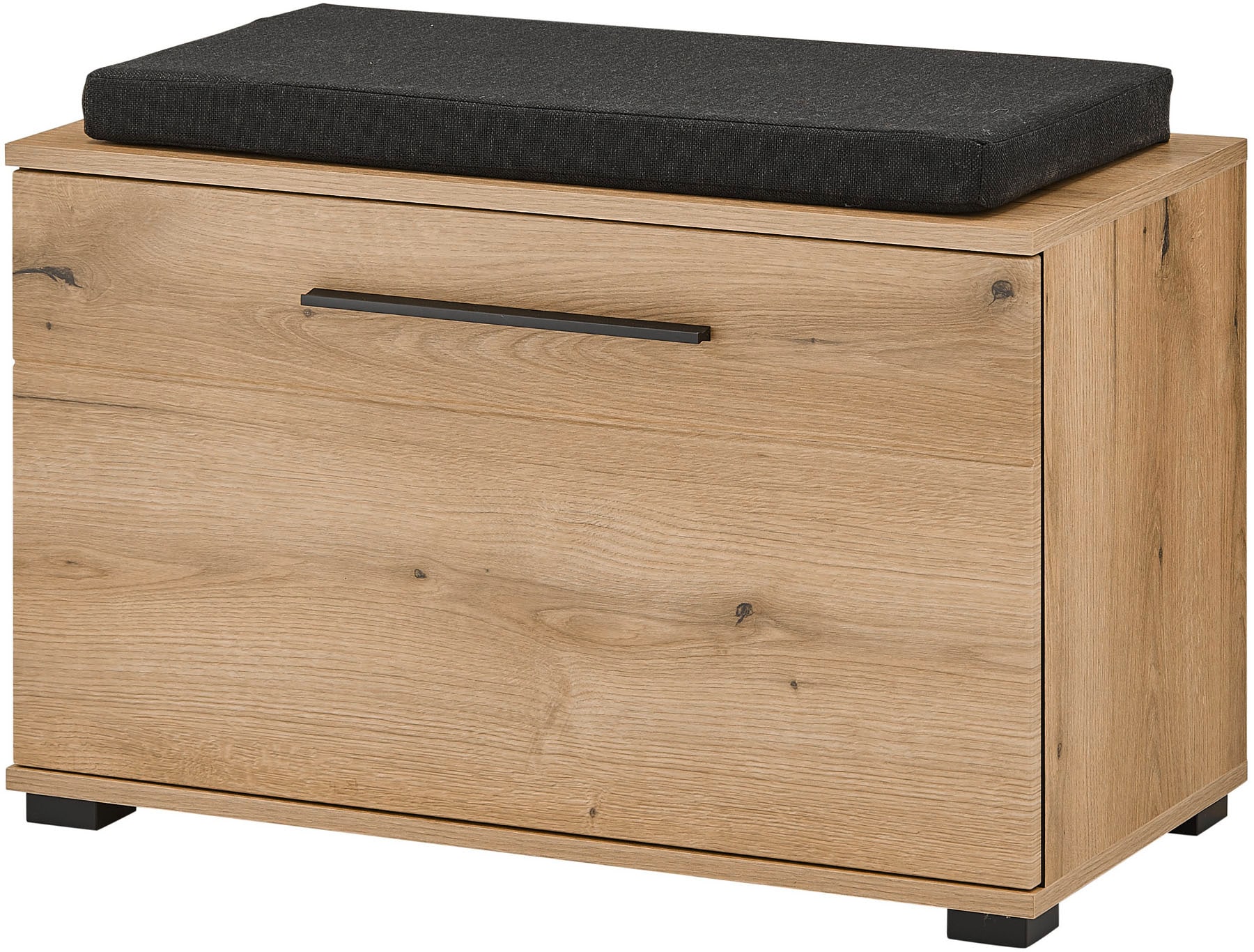 Home affaire Polsterbank »Cantara, Garderobenbank mit Klappe, Sitzbank in zwei Farben« 2 Stk. tlg. inkl. Sitzkissen, Platz für ca. 6 Paar Schuhe, 80 cm breit