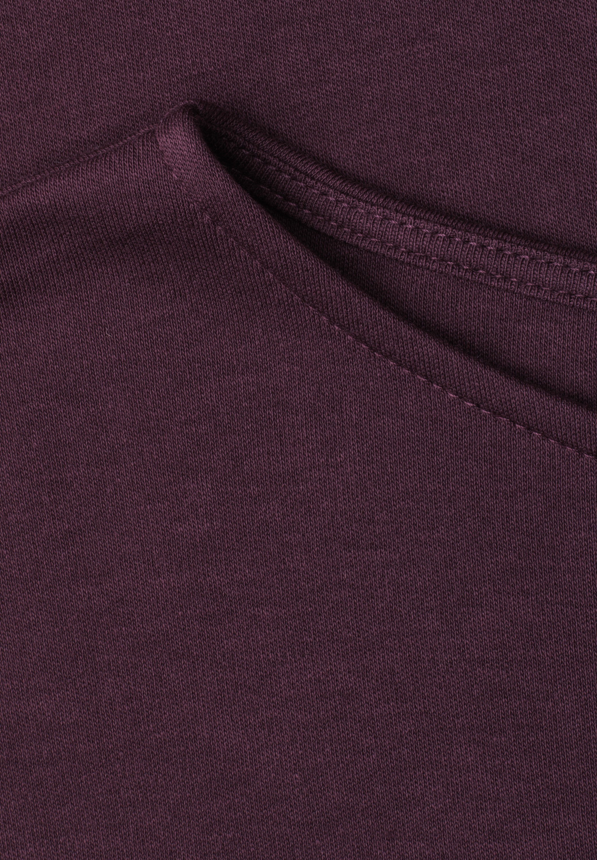 STREET ONE Rundhalsshirt Sommershirt mit Boat Neck und Elastikbund