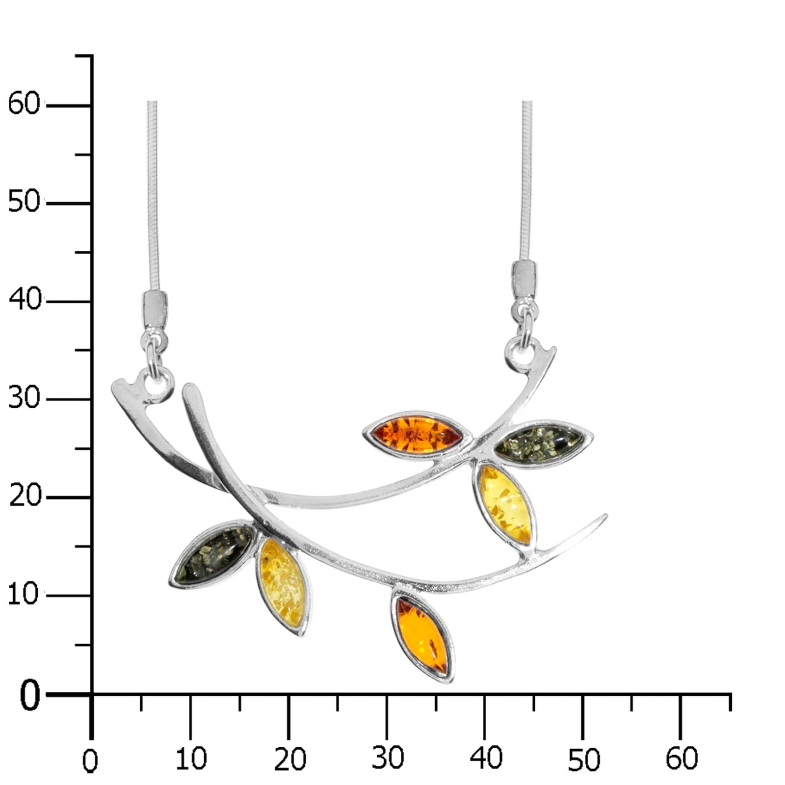 OSTSEE-SCHMUCK Collier »- Stefanie - Silber 925/000 - Bernstein«