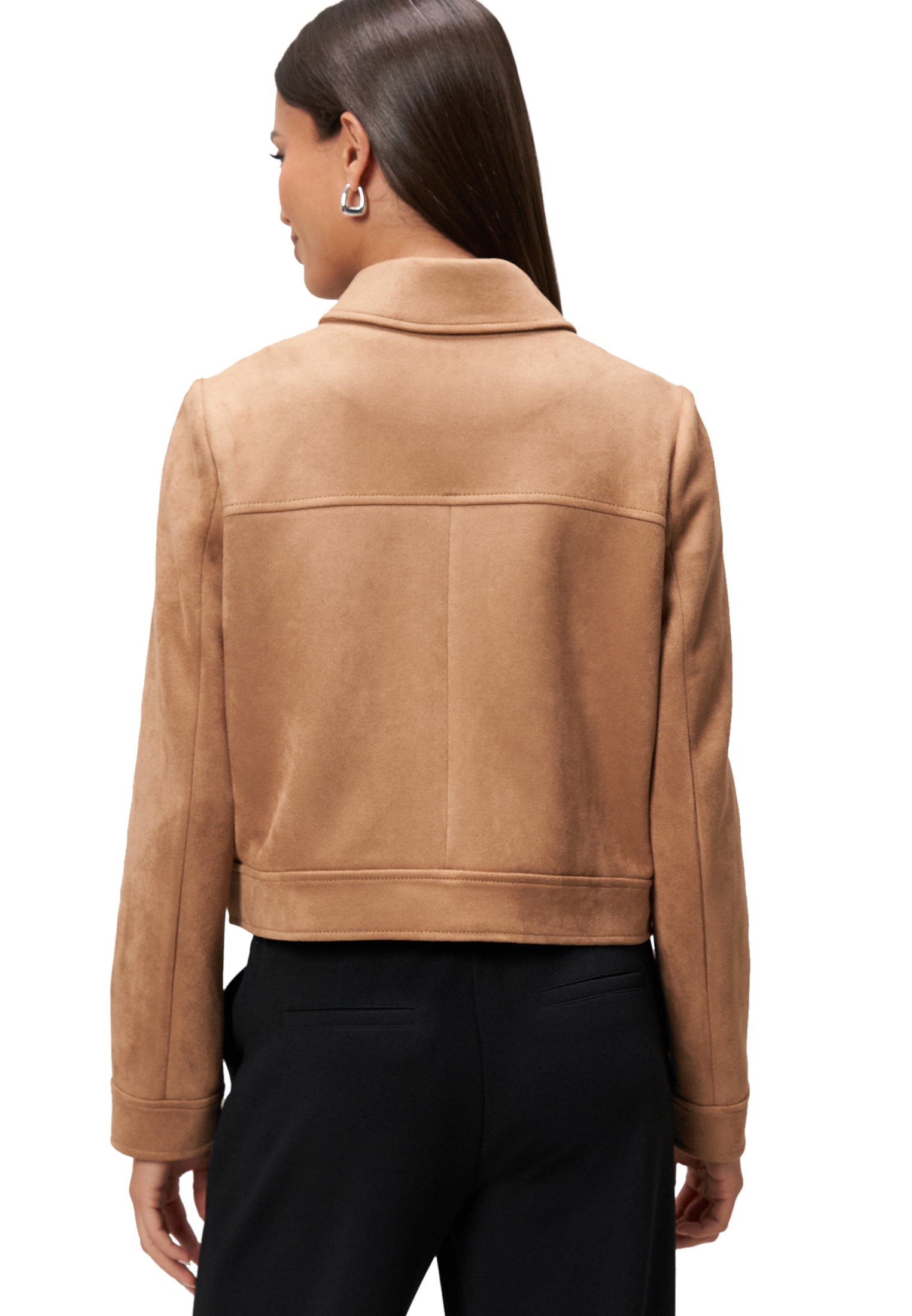 Zero Jackenblazer »Jacke in Wildlederoptik«