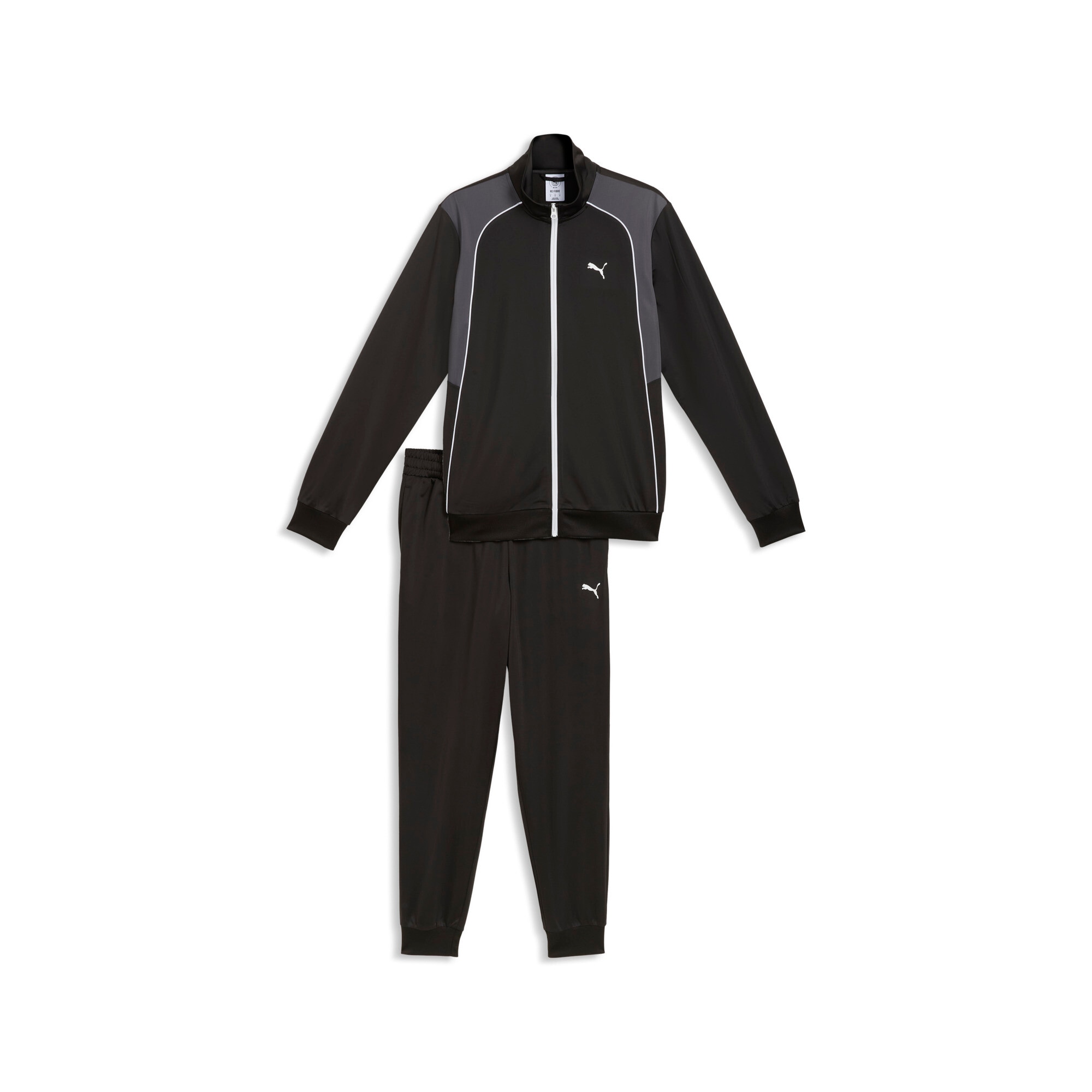 PUMA Trainingsanzug »POLY PIPING SUIT« 2 2-teiliges Set, mit Reißverschluss, Langarm, Regular Fit