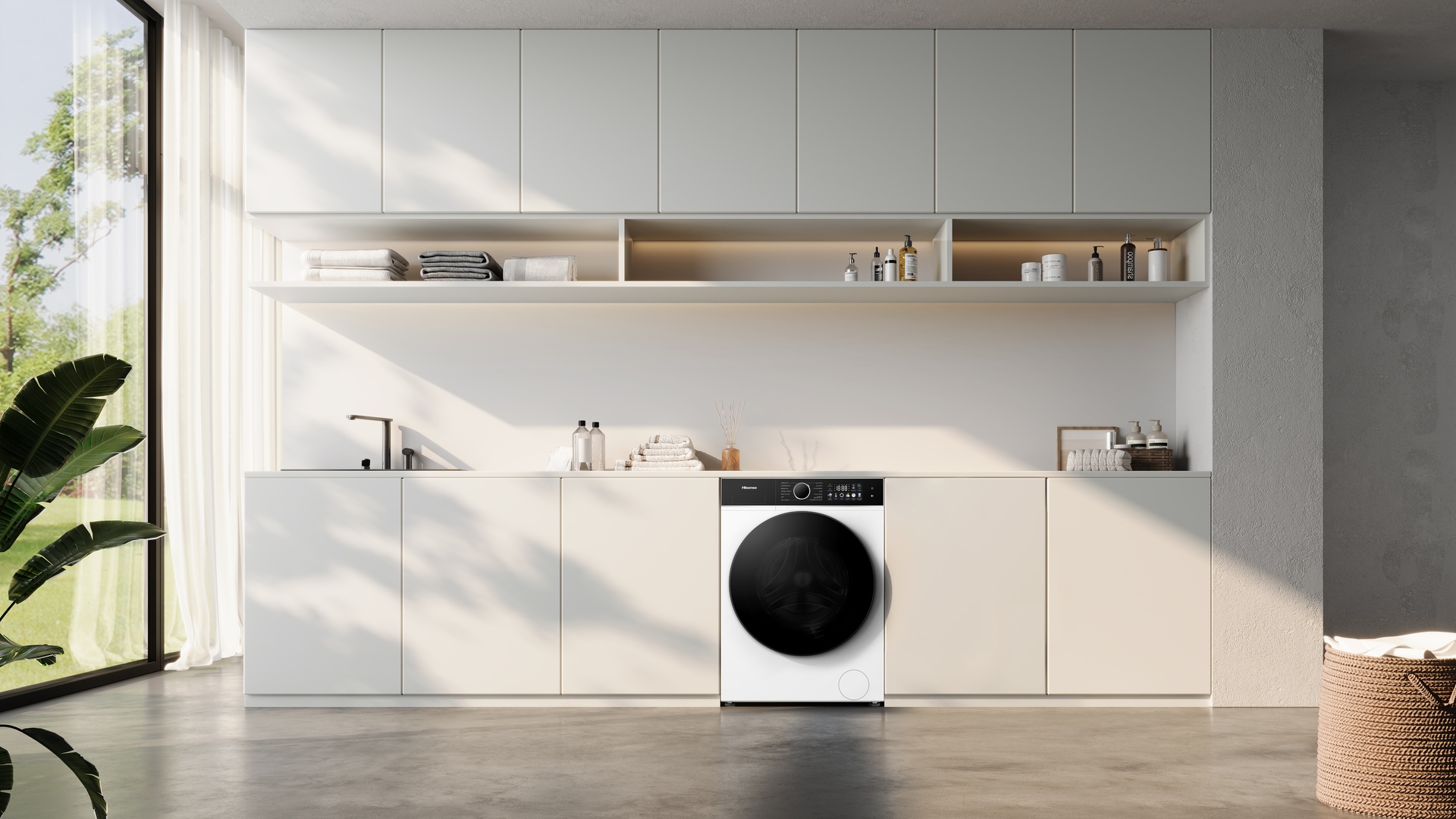 Hisense Wärmepumpentrockner »DH3I802BWCD« 3i Serie Farb-Display, Smart Assist