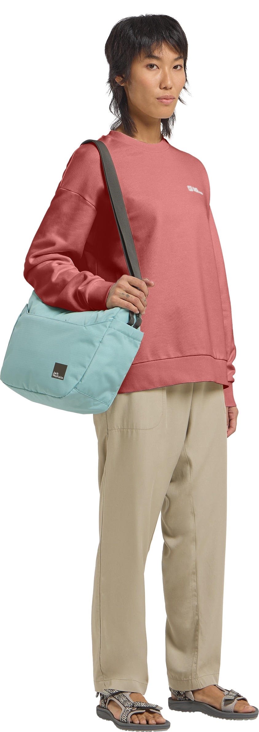 Jack Wolfskin Langarmshirt »ESSENTIAL CREWNECK W«
