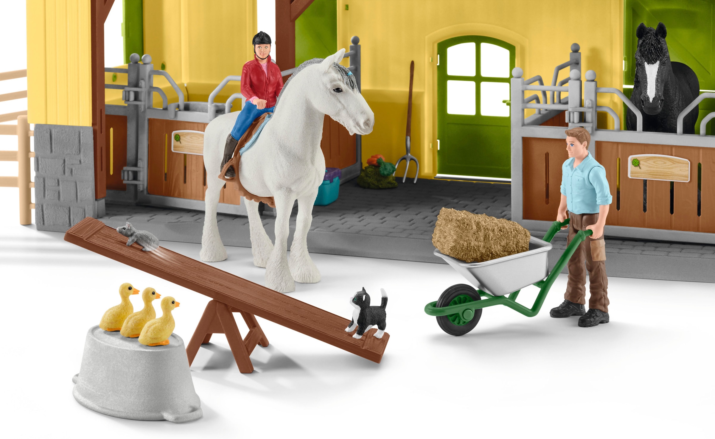 Schleich® Spielwelt »FARM WORLD, Pferdestall (42485)«