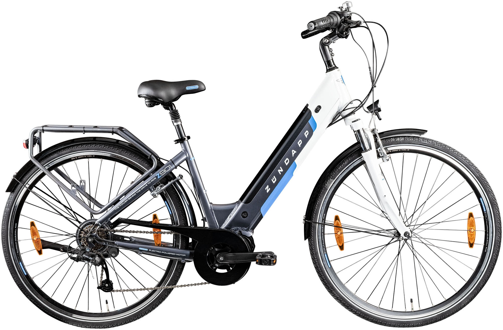 Zündapp E-Bike »Z901«, 7 Gang, Shimano, Tourney RD-TY300, Mittelmotor 250 W, Pedelec, Elektrofahrrad für Damen u. Herren