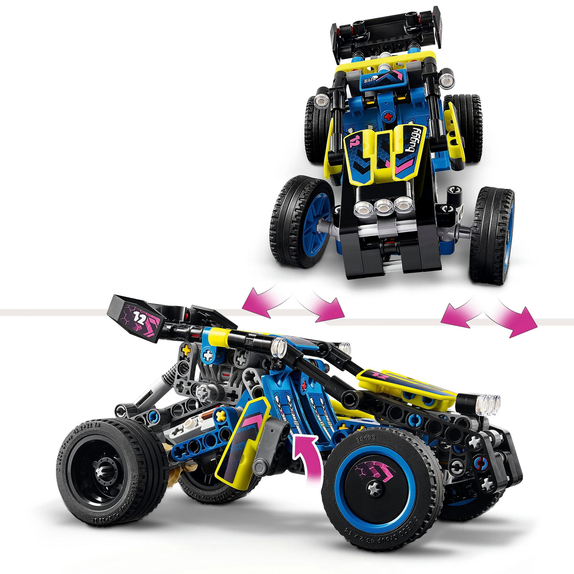 LEGO® Konstruktionsspielsteine »Offroad Rennbuggy (42164), LEGO Technic«, (219 St.), Made in Europe