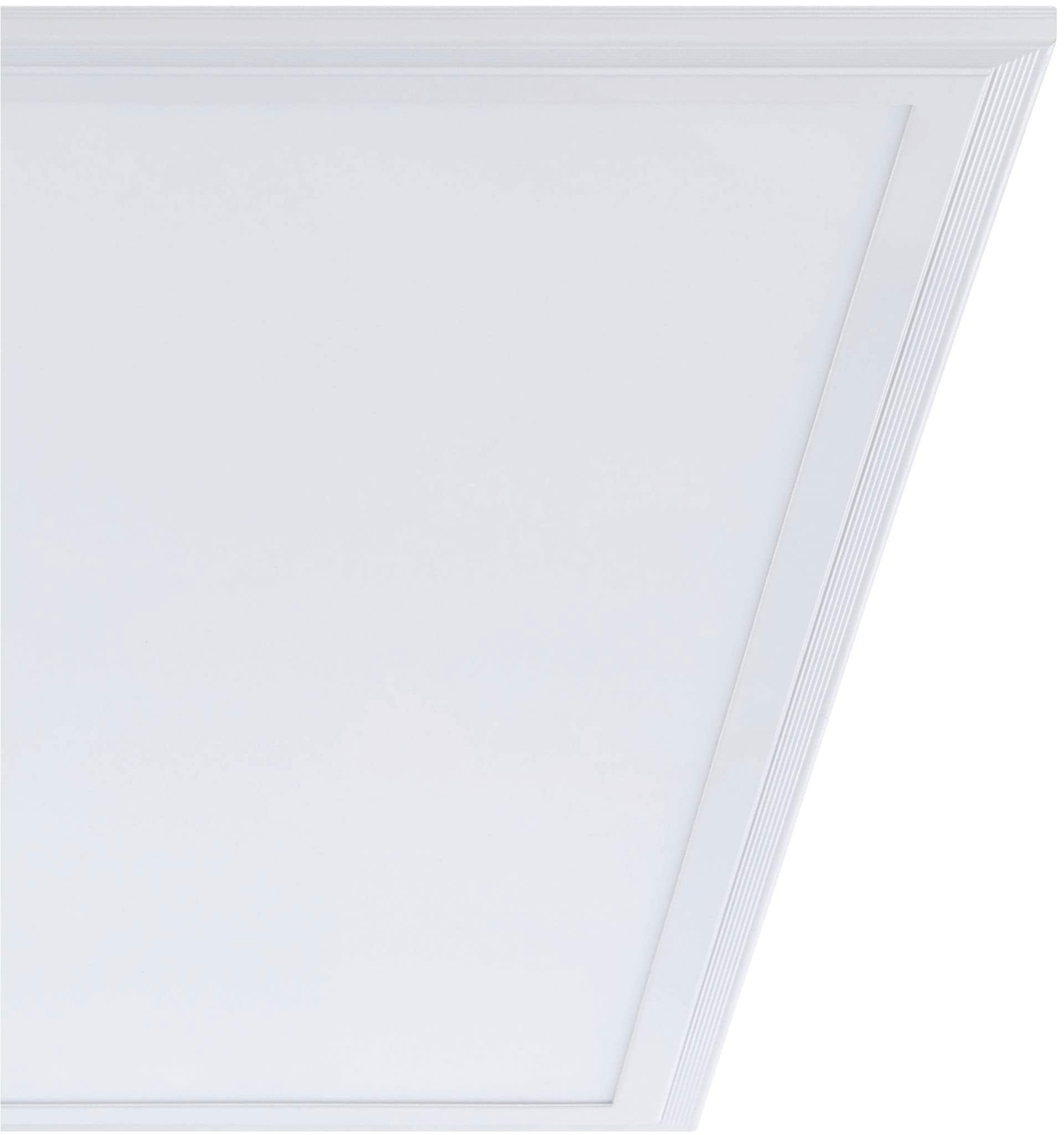 EGLO Deckenleuchte »Salobrena 1 Deckenlampe, Kunststoff und Aluminium, Aufbaulampe, Lampe« LED-Modul 1 Stk. Neutralweiß Deckenlampe, Wohnzimmerlampe, Küchenlampe, Bürolampe  Weiß, Flurlampe