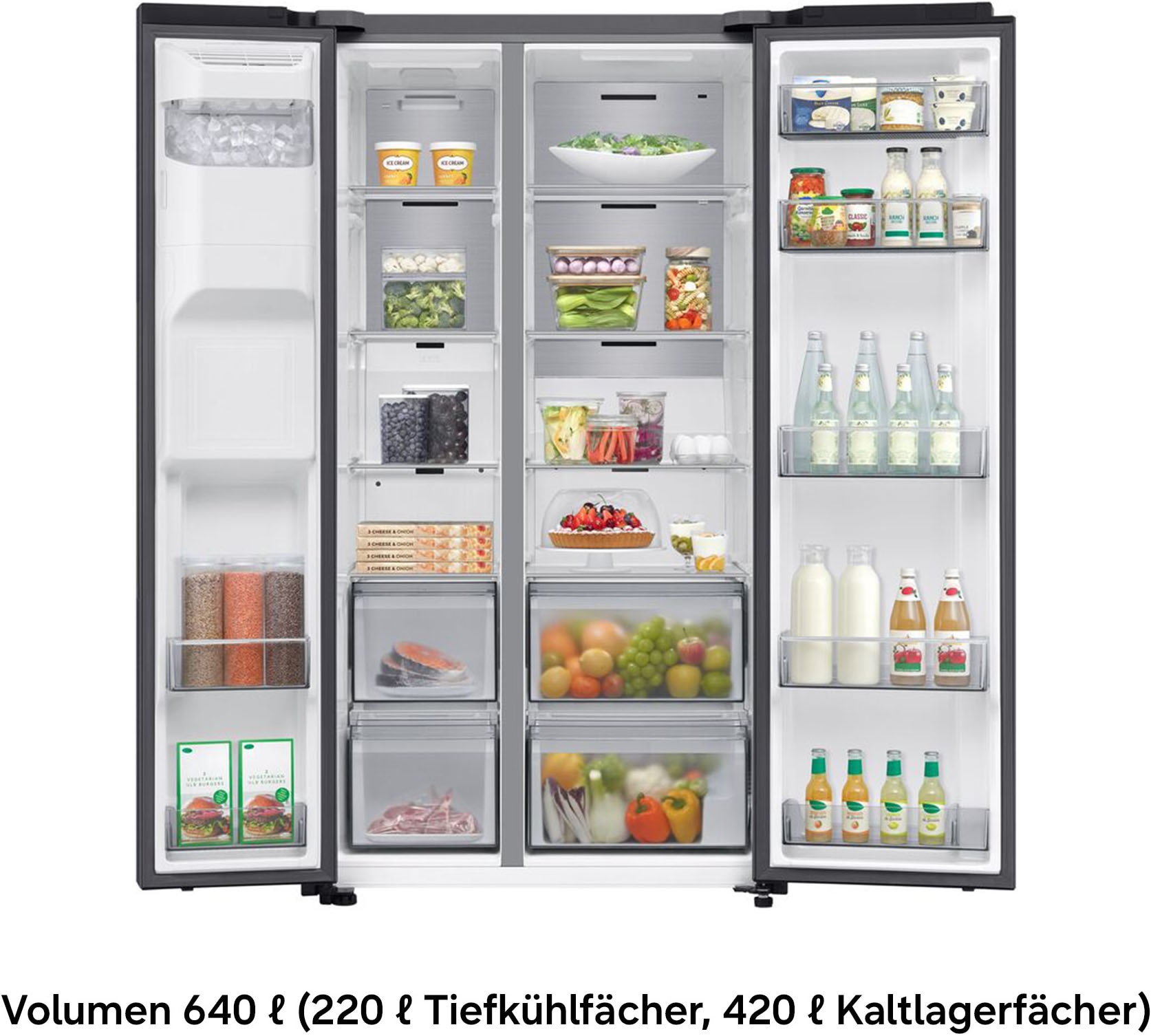 Samsung Side-by-Side RS80F »RS80F64KEF« 178 cm hoch 91,2 cm breit