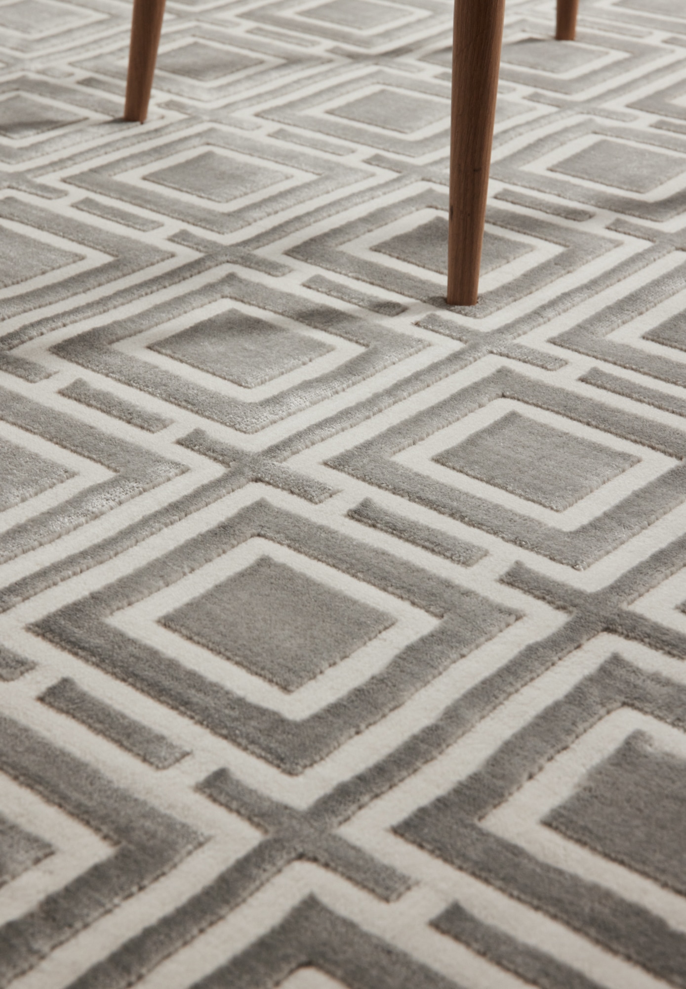 ELLE DECORATION Designteppich »Howlite«, rechteckig, 9 mm Höhe, Wohnzimmer, Schlafzimmer, Läufer, Hoch-Tief Effekt, Flur, Glanz