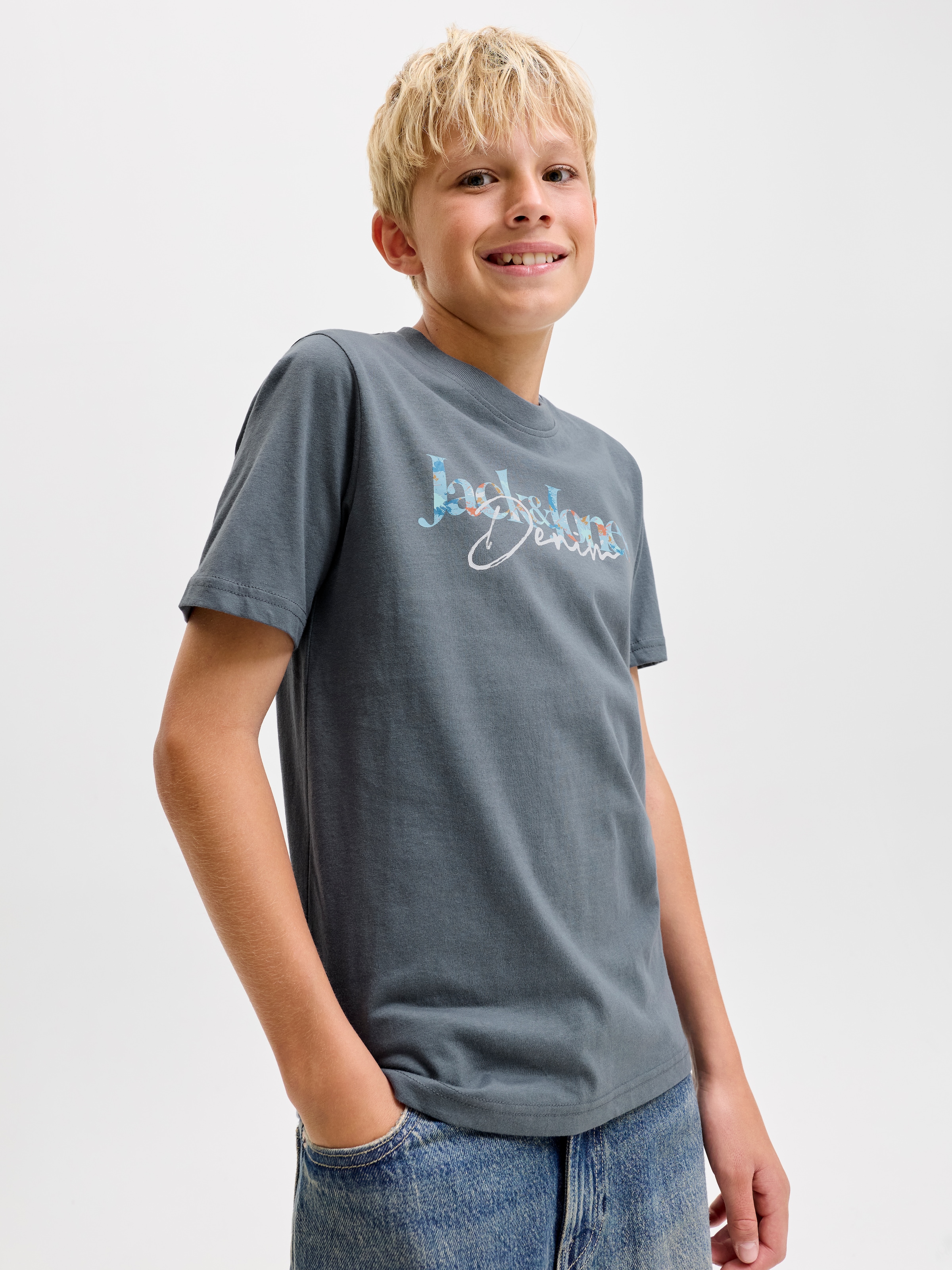 Jack & Jones Junior Rundhalsshirt »JJTOM TEE SS CREW NECK SN JNR« Baumwolle, regular fit