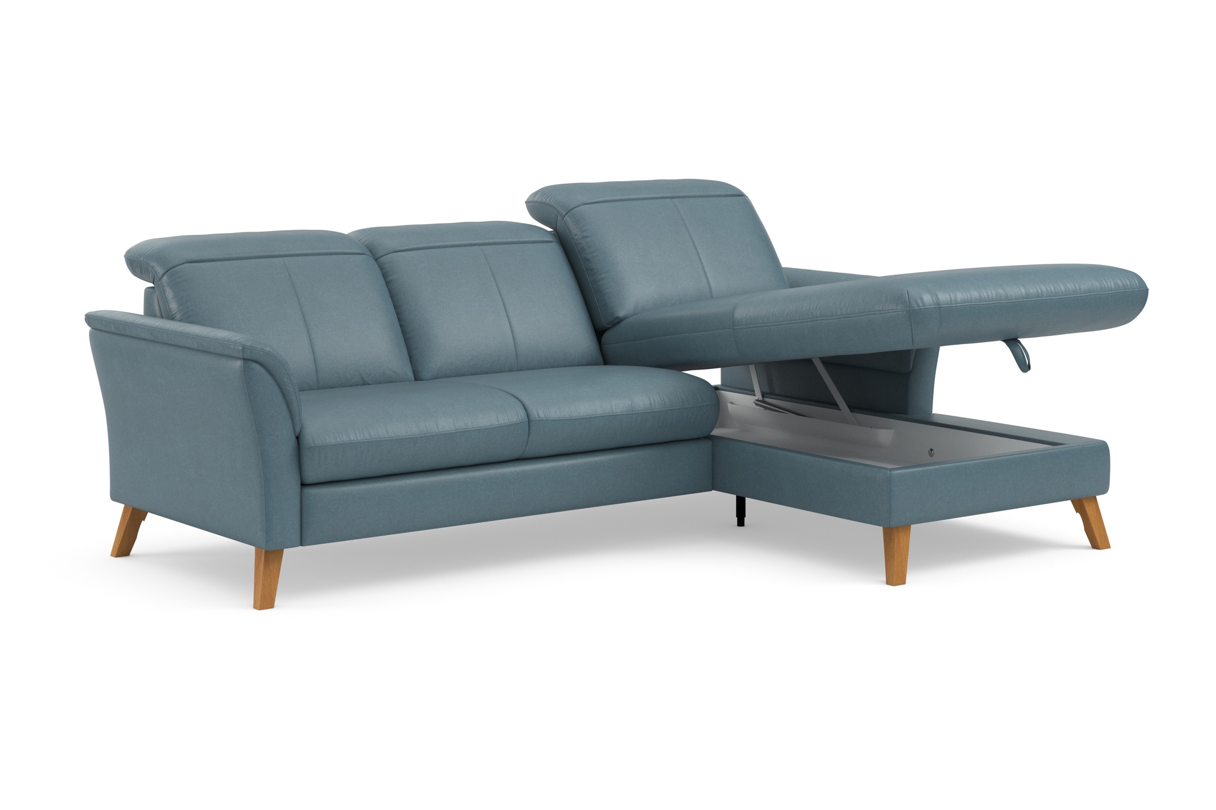 sit&more Ecksofa »Romero L-Form«, wahlweise mit oder ohne Relax-Funktion, Bettfunktion, Bettkasten