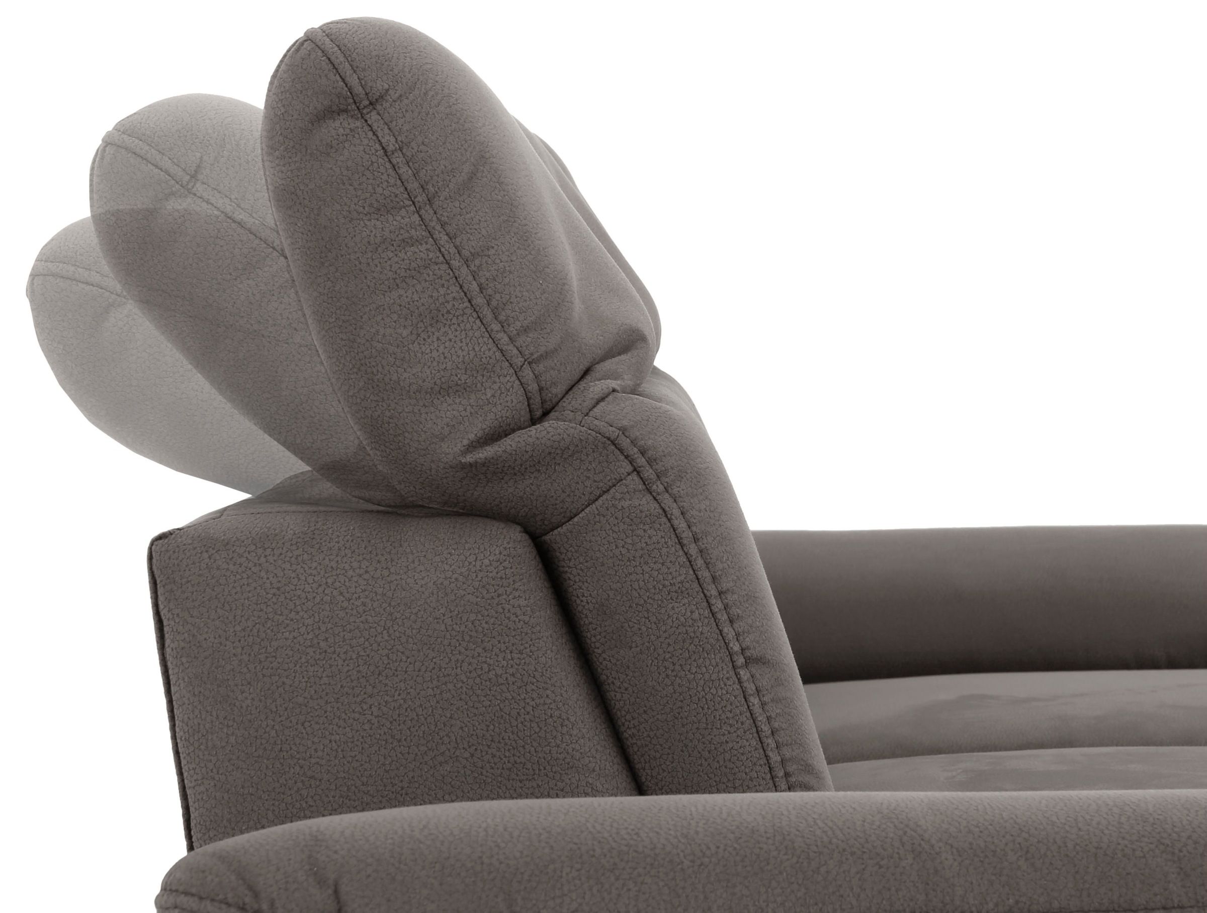 Home affaire Ecksofa »Mauritius L-Form«, mit Kopfteil- und Armlehnverstellung, mit Bettfunktion und Bettkasten