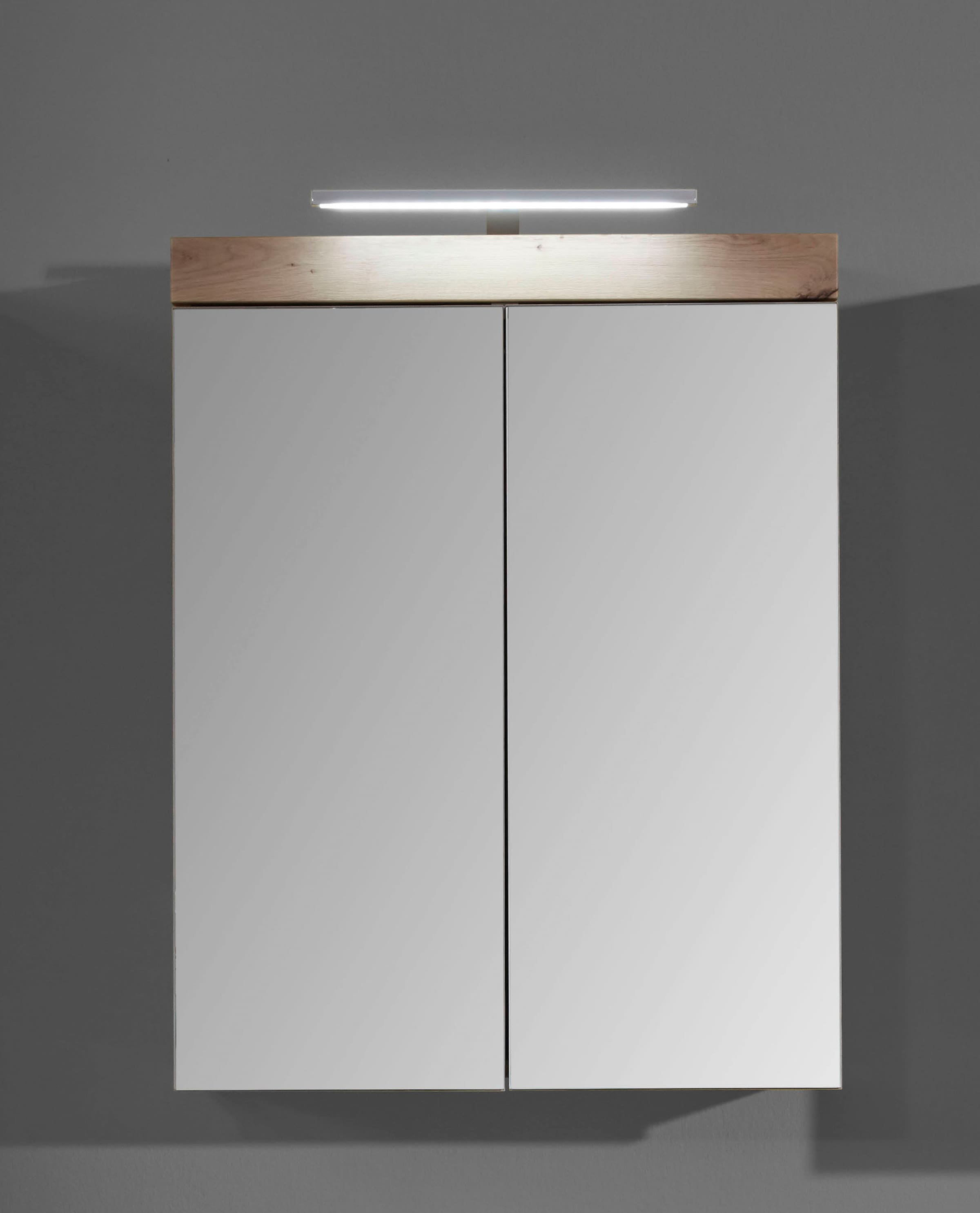 INOSIGN Spiegelschrank »Avena«, Badezimmerschrank wahlweise mit LED-Beleuchtung - (B/T/H) 60/17/77 cm
