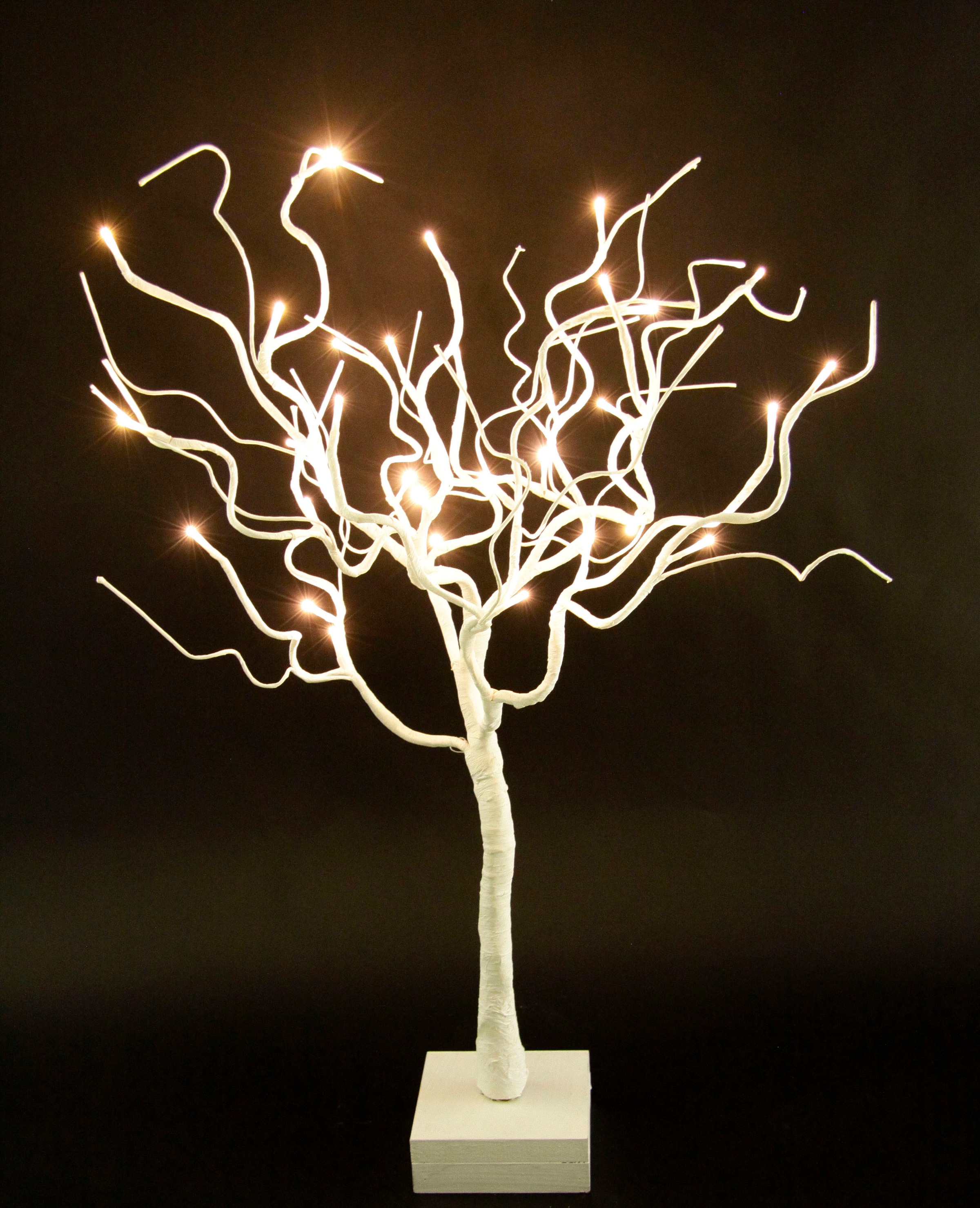 I.GE.A. LED Baum »Künstlicher Weihnachtsbaum, Weihnachtsdeko, Kunstbaum«,  Deko-Baum mit Schnee und Beleuchtung, auf Holzfuß, Höhe 70 cm online kaufen  | mit 3 Jahren XXL Garantie