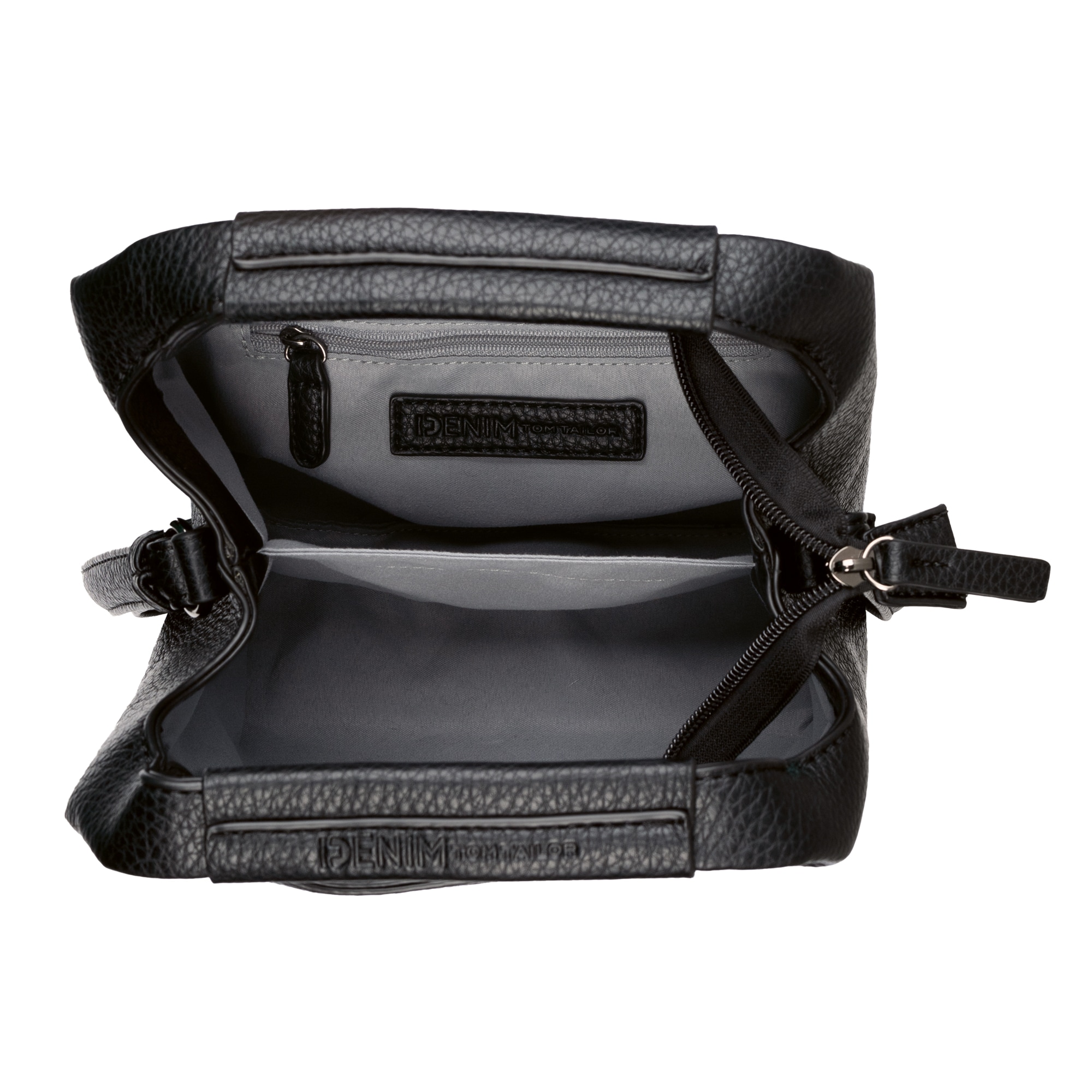 TOM TAILOR Denim Hobo »Luara«, aus genarbtem Lederimitat ina aktuellen Trendfarben