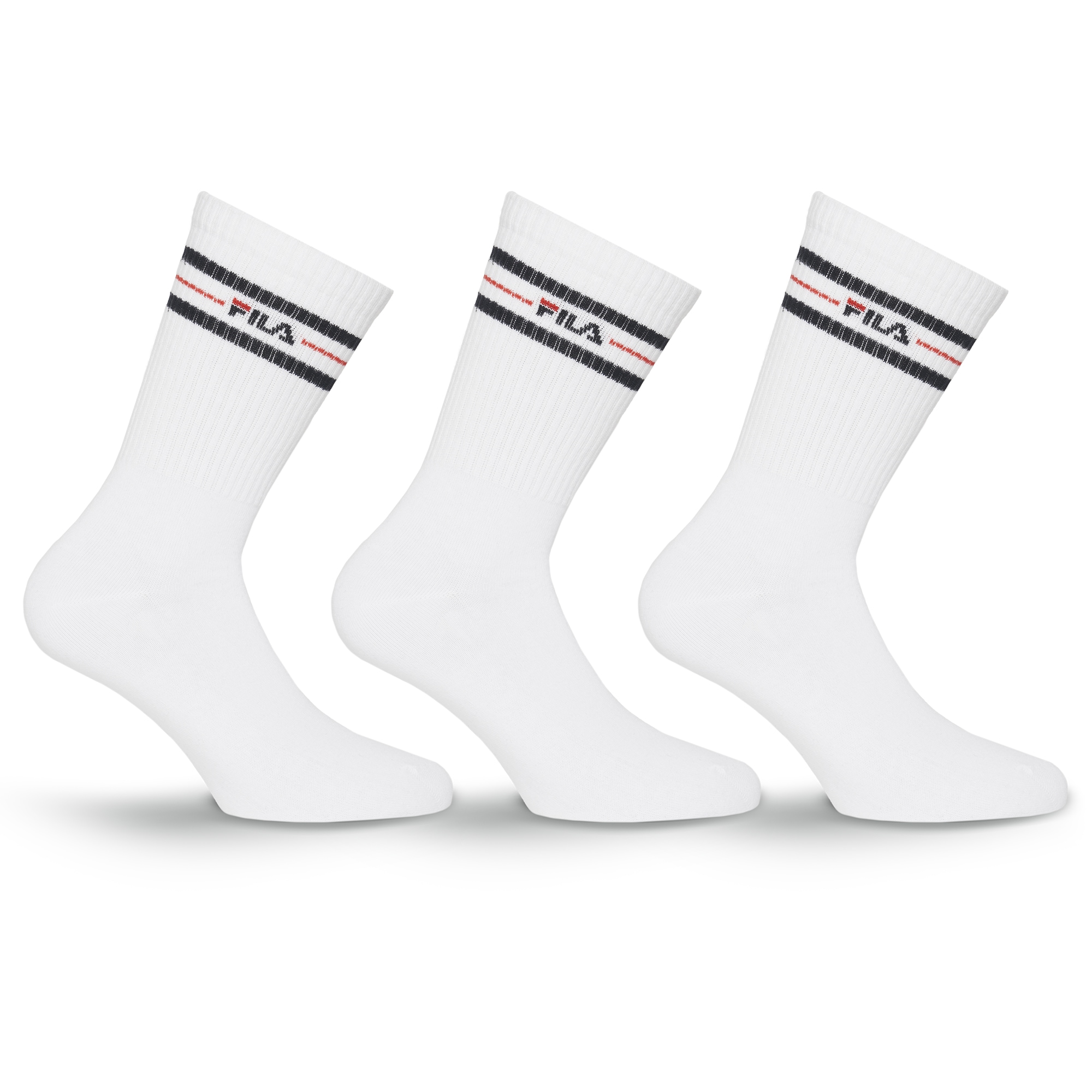 Fila Socken »UNISEX LIFESTYLE PLAIN SOCKS« 3 Paar, 3 Paar tlg. mit Logo-Schriftzug