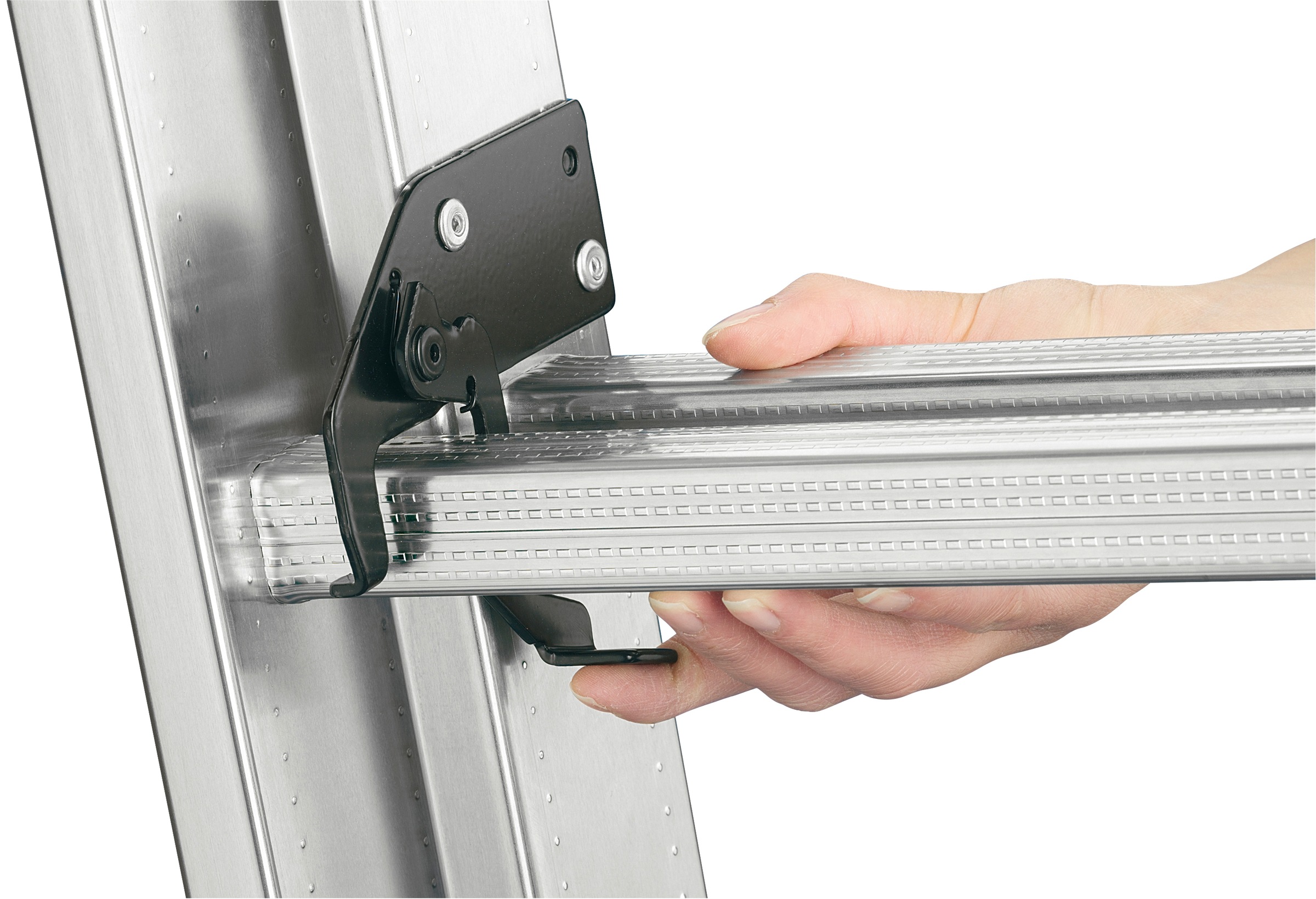 Hailo Anlegeleiter »S80 ProfiStep duo«, Aluminium-Schiebeleiter 2-teilig 2x12 Sprossen