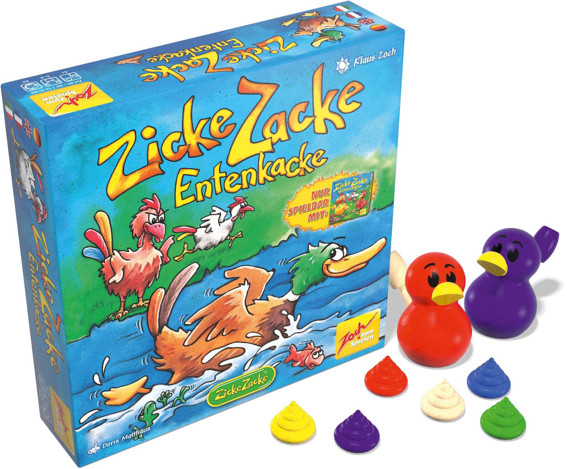 Zoch Spiel »Zicke Zacke Entenkacke«, Made in Germany