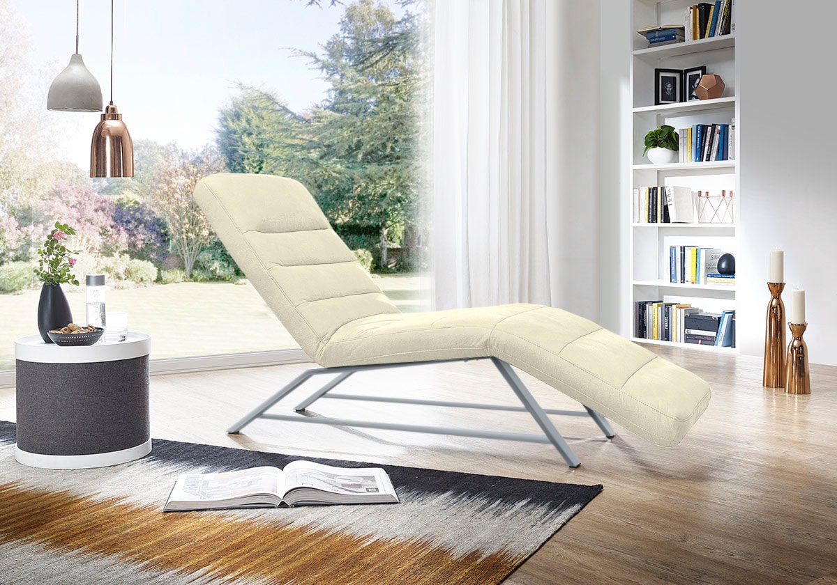 W.SCHILLIG Relaxliege »daily dreams«, Funktionsliege wahlweise mit Motor, Gestell matt, Breite 75 cm